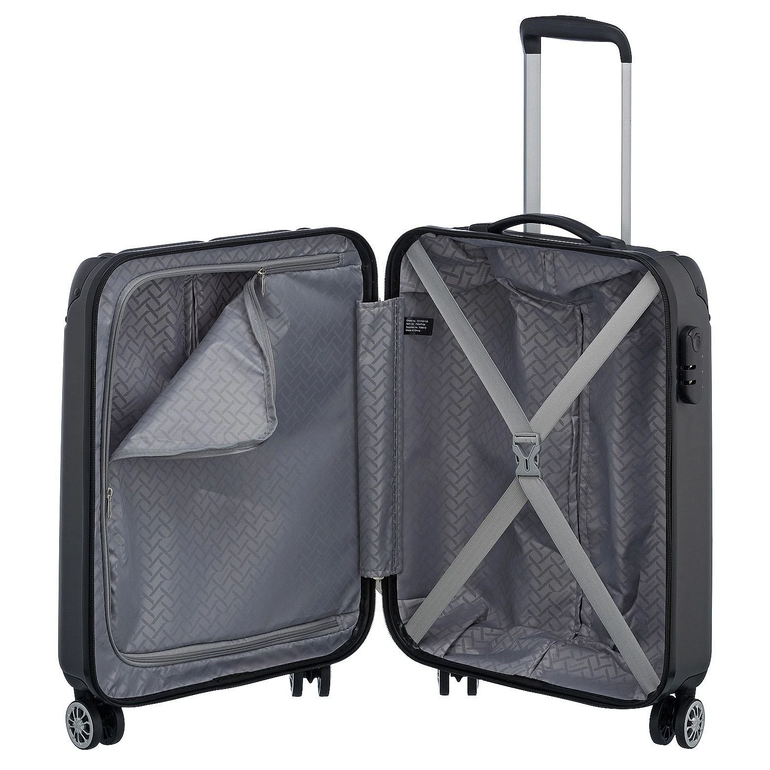Travelite City - 4-Rollen-Kabinentrolley S 55 cm (anthracite) - Image 5