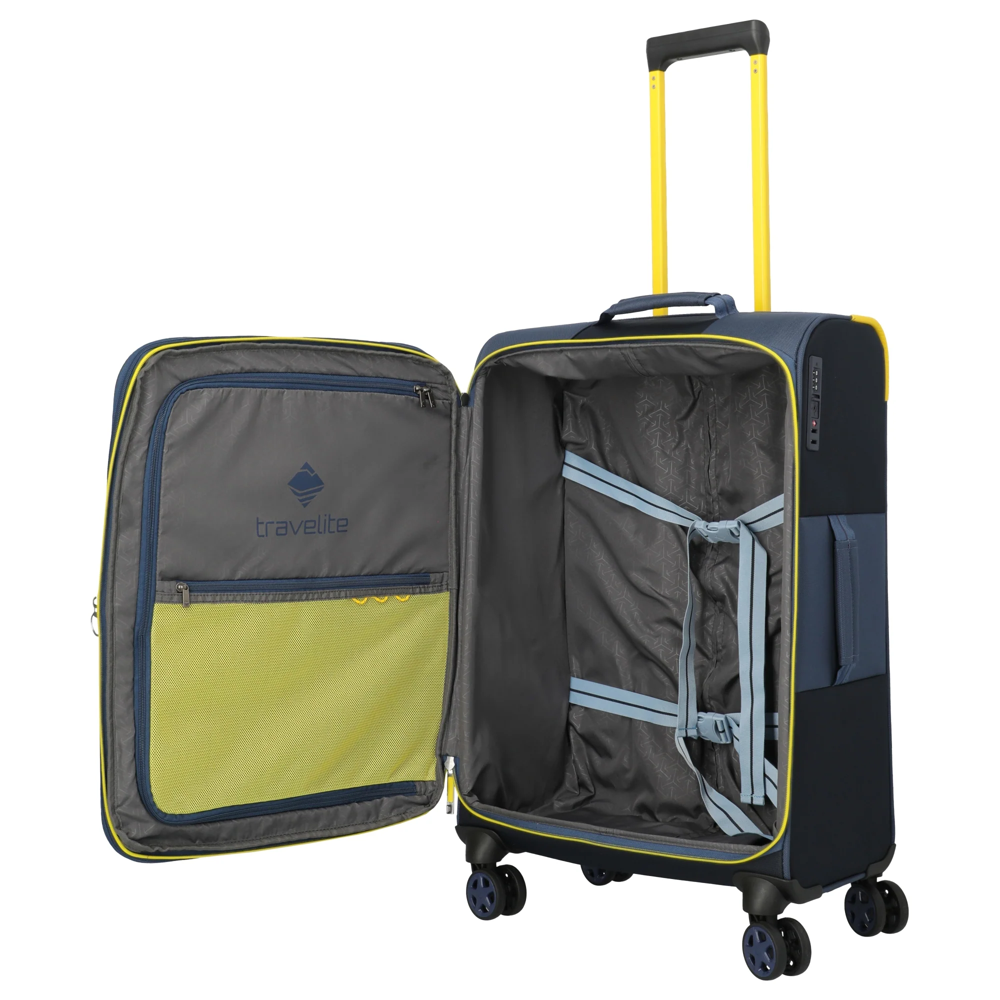 Travelite Color Craze - 4-Rollen-Trolley M 66 cm erw. (dunkelblau) - Image 6