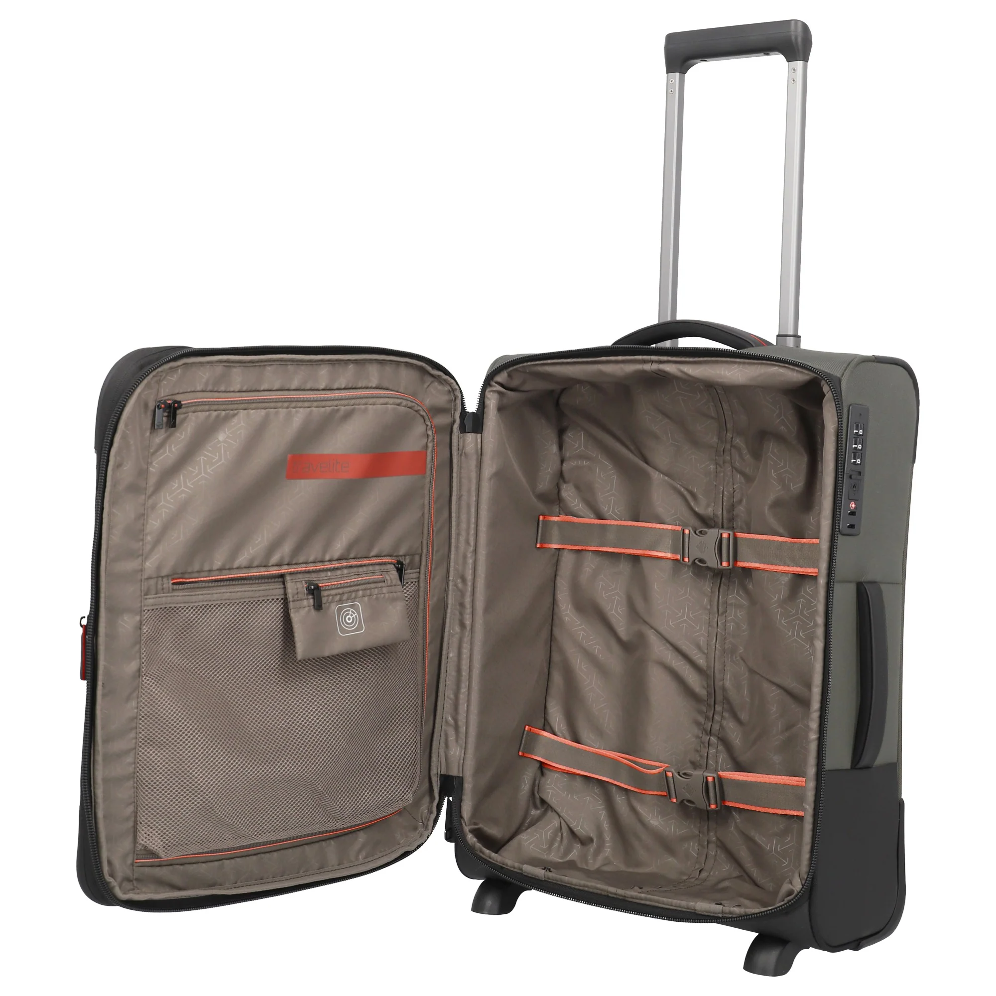 Travelite Crosslite - 2-Rollen-Kabinentrolley S 54 cm erw. (olive) - Image 6
