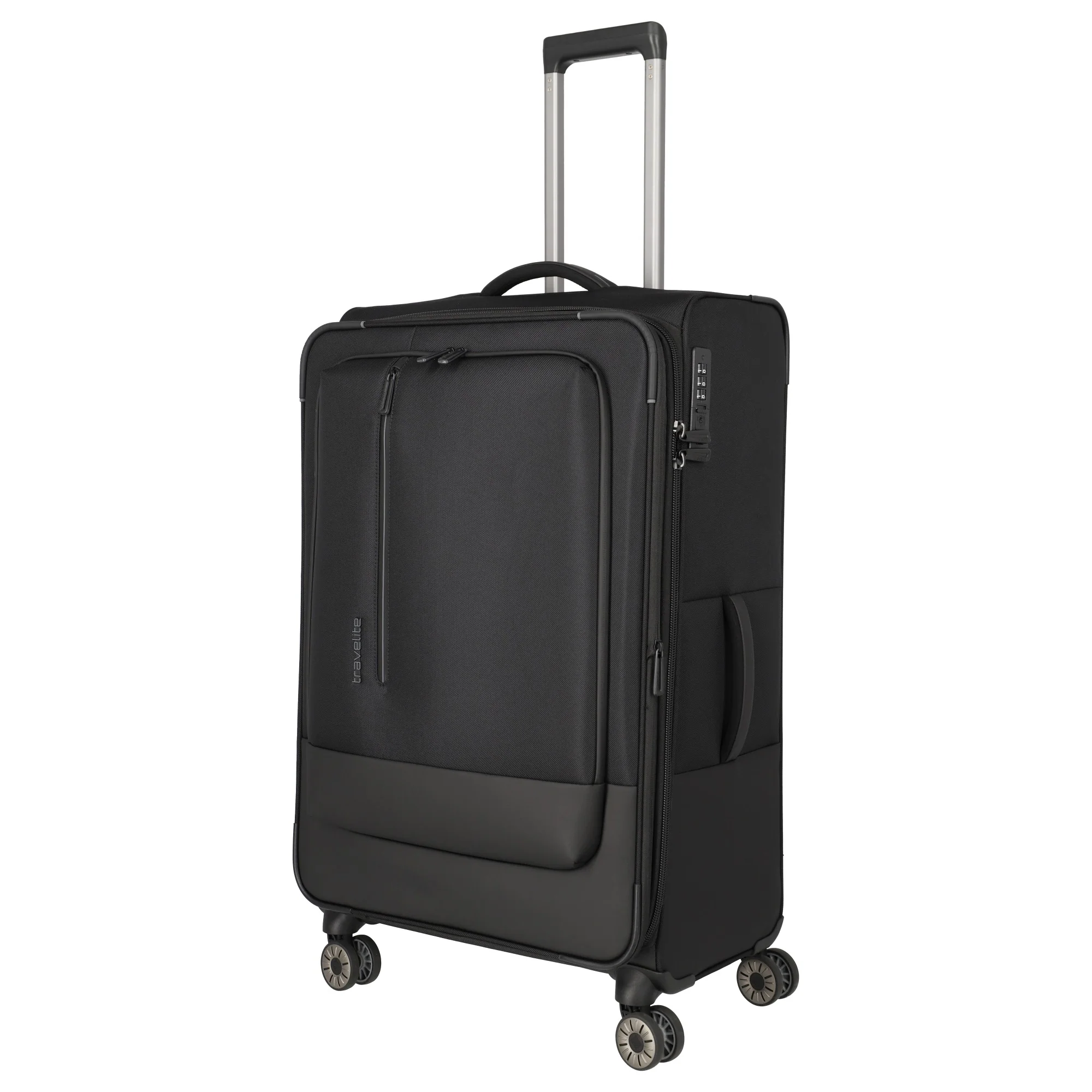 Travelite Crosslite - 4-Rollen-Trolley L 77 cm erw. (black) - Image 2