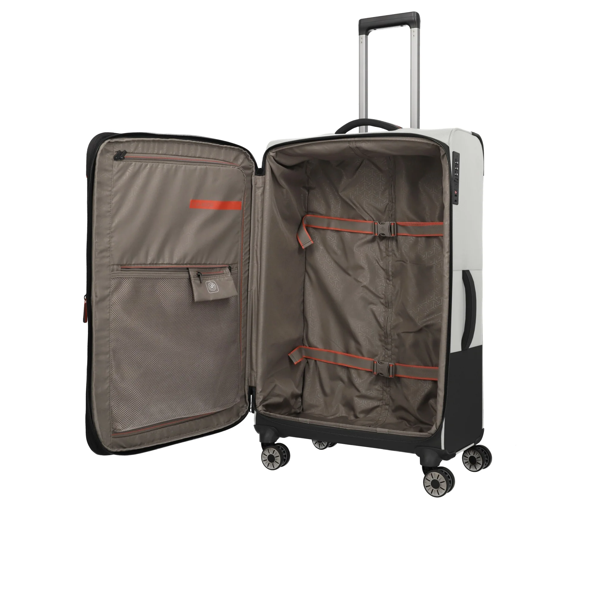 Travelite Crosslite - 4-Rollen-Trolley L 77 cm erw. (natur) - Image 6