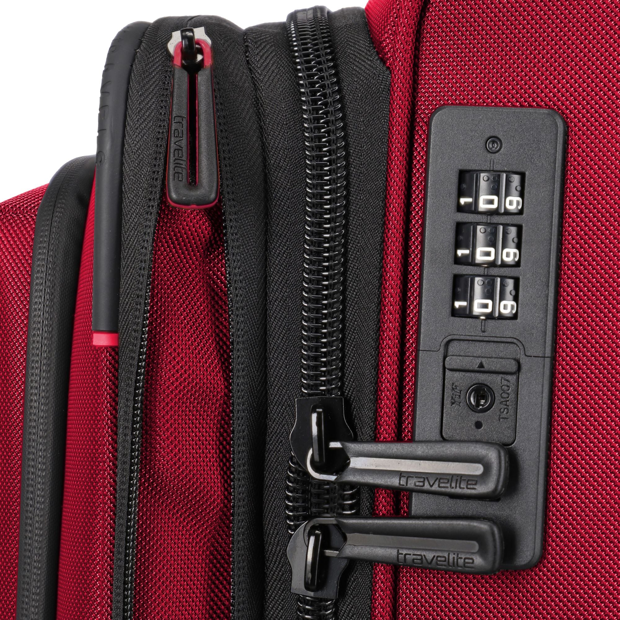 Travelite Crosslite - 4-Rollen-Trolley L 77 cm erw. (red) - Image 8