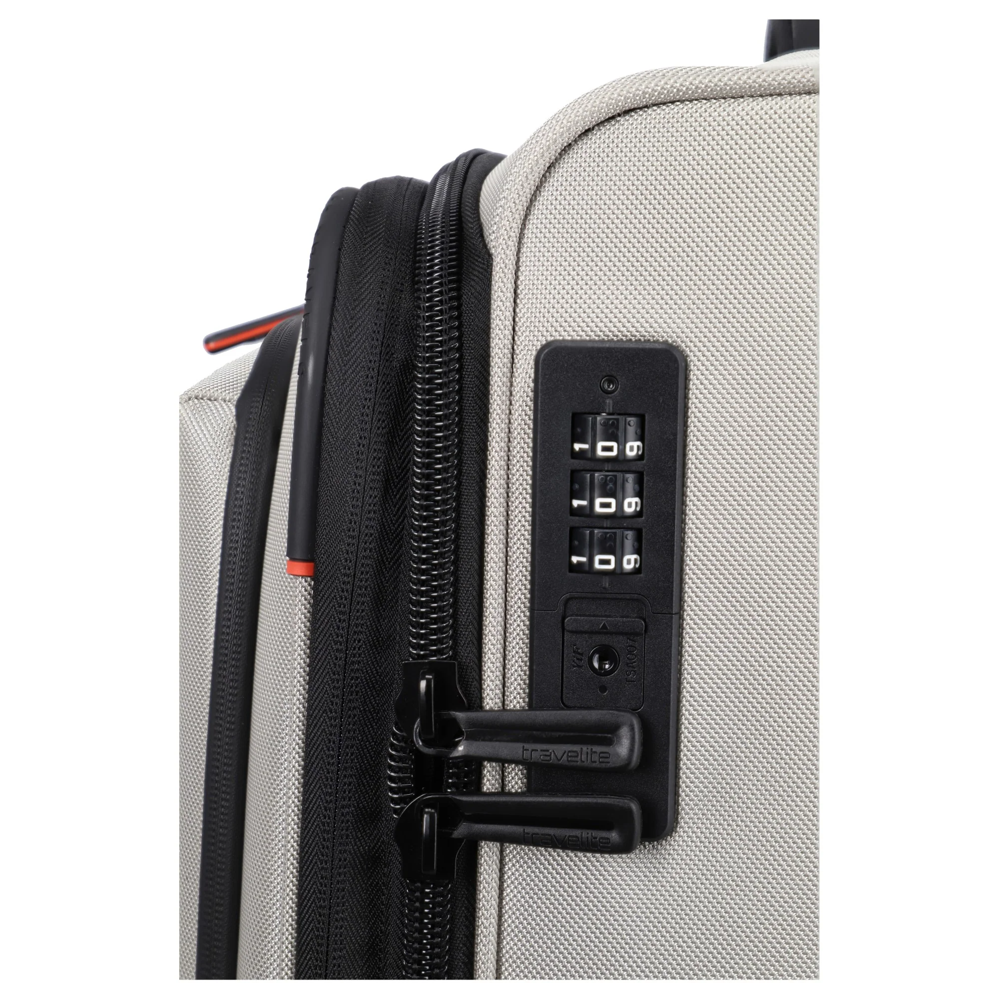 Travelite Crosslite - 4-Rollen-Trolley M 66 cm erw. (natur) - Image 8