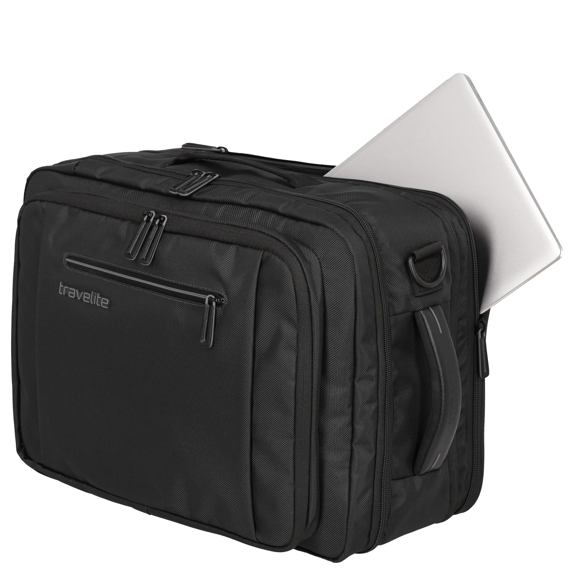 Travelite Crosslite - Bordtasche/Rucksack 43 cm (black) - Image 10
