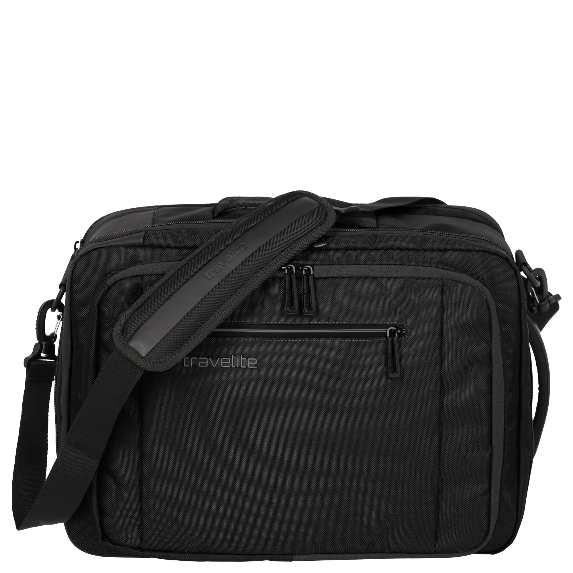 Travelite Crosslite - Bordtasche/Rucksack 43 cm (black) - Image 5
