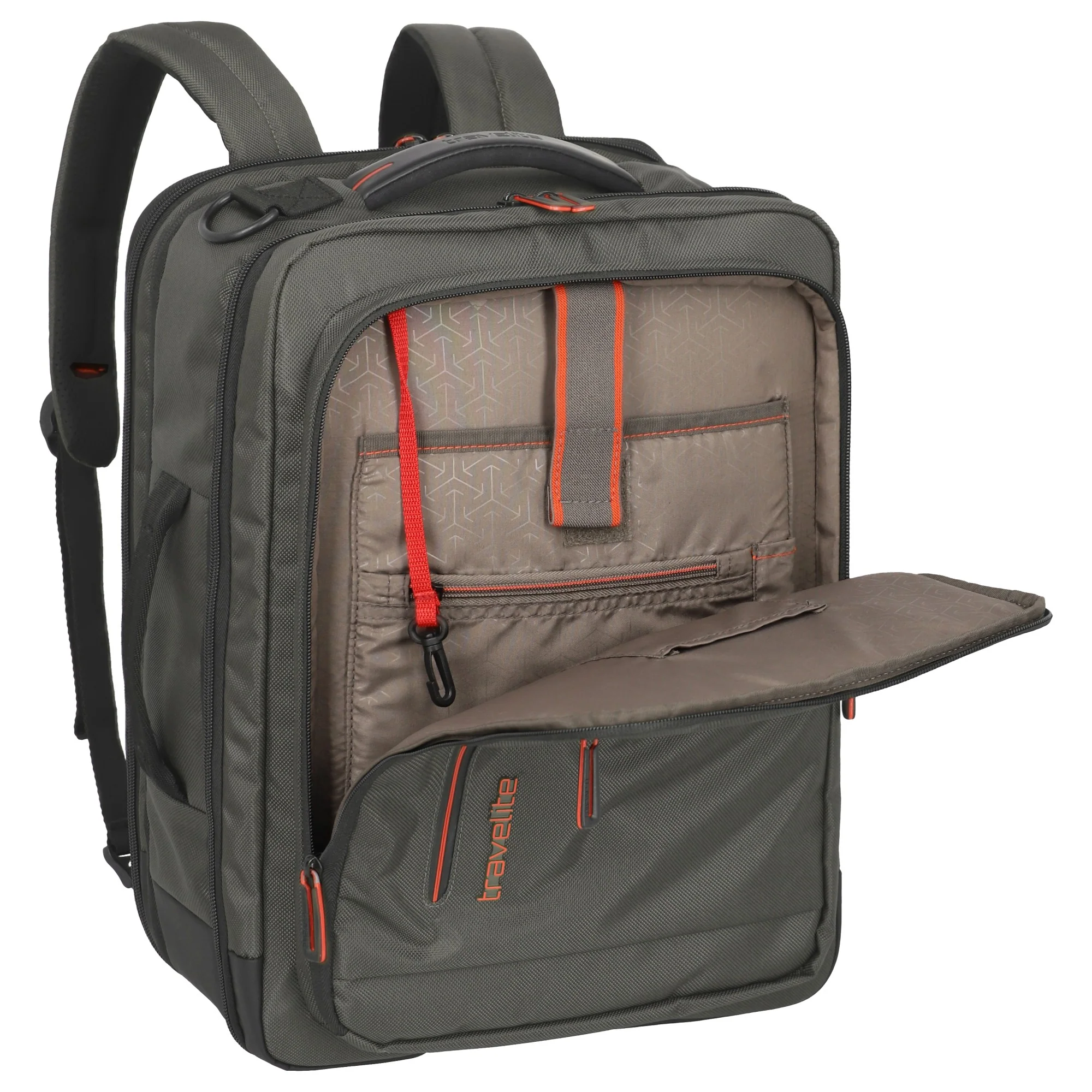 Travelite Crosslite - Bordtasche/Rucksack 43 cm (oliv) - Image 8