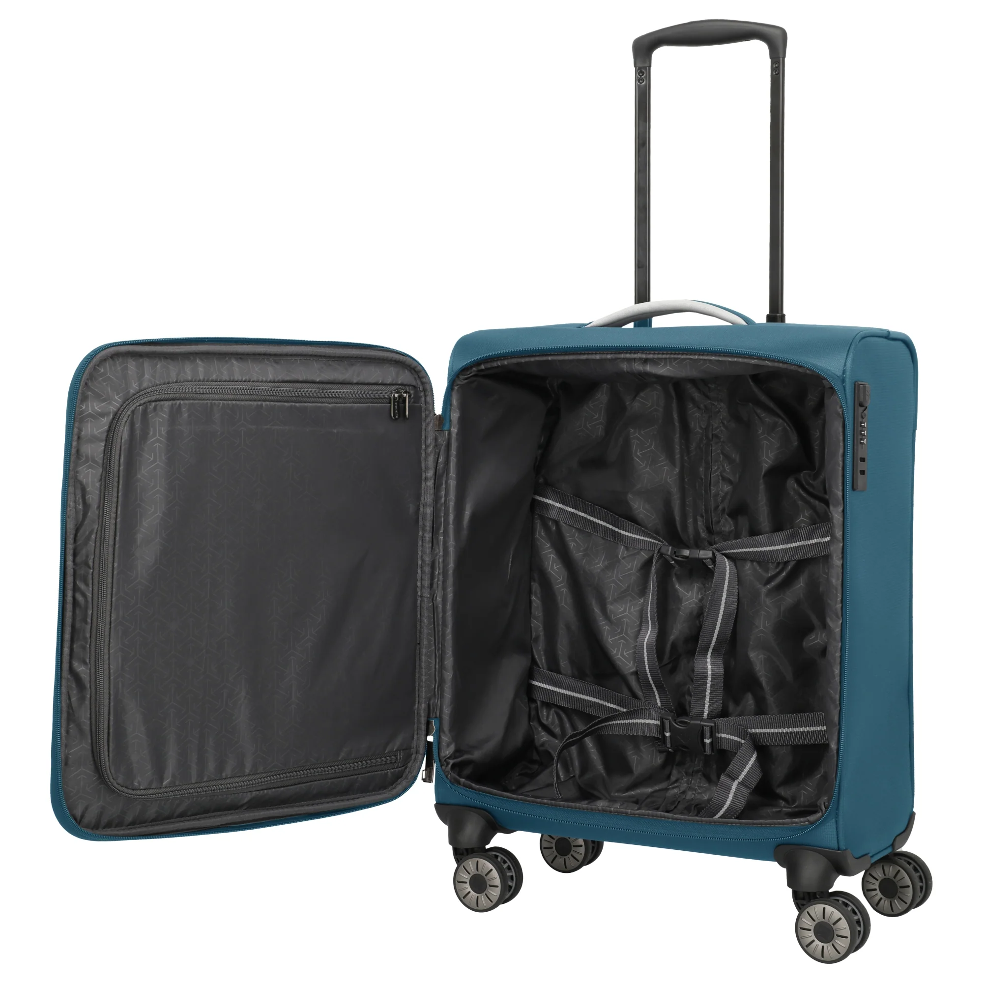 Travelite Jetpack Max - 4-Rollen-Trolley S 55 cm (petrol) - Image 6