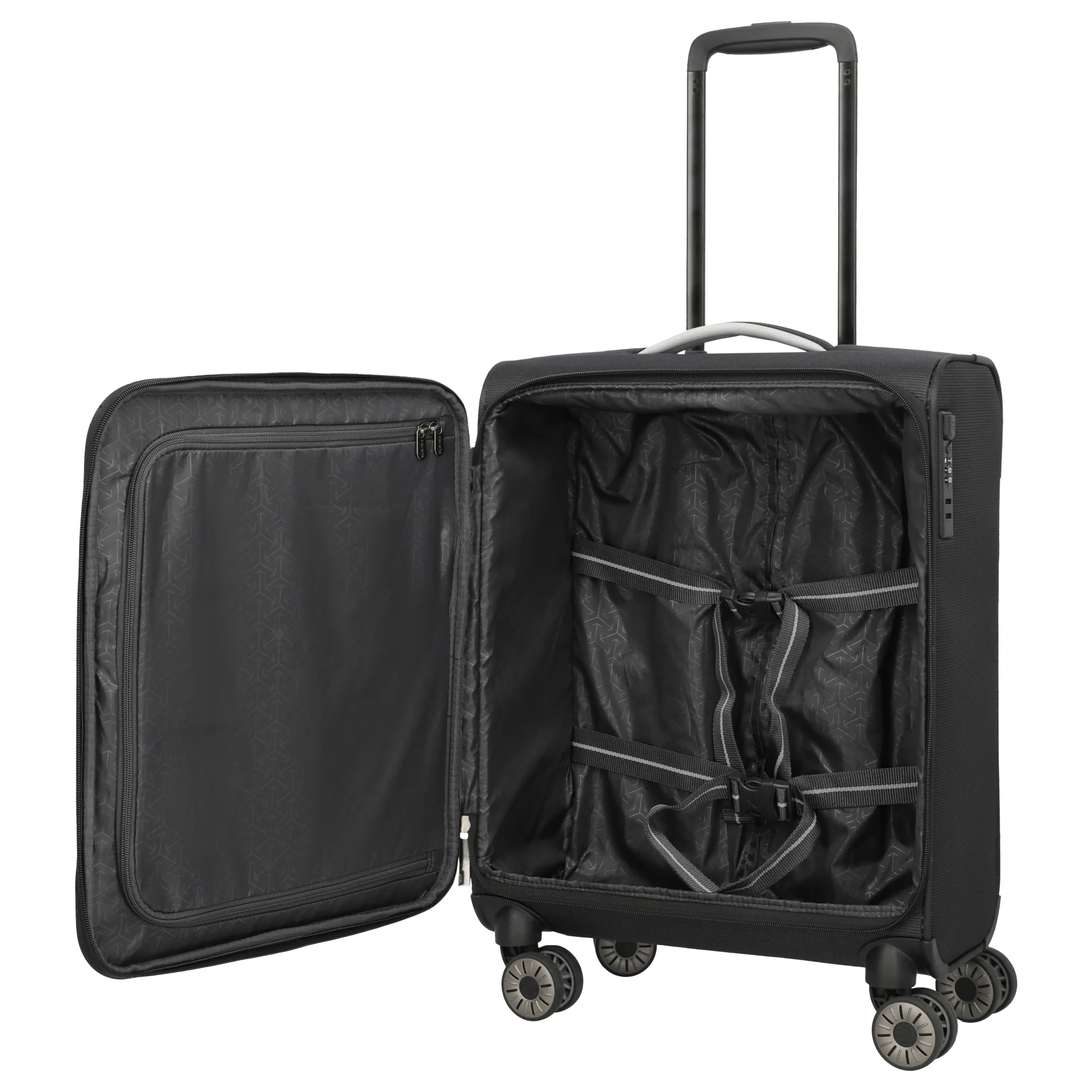 Travelite Jetpack Multi Light - 4-Rollen-Trolley S 55 cm (schwarz) - Image 6