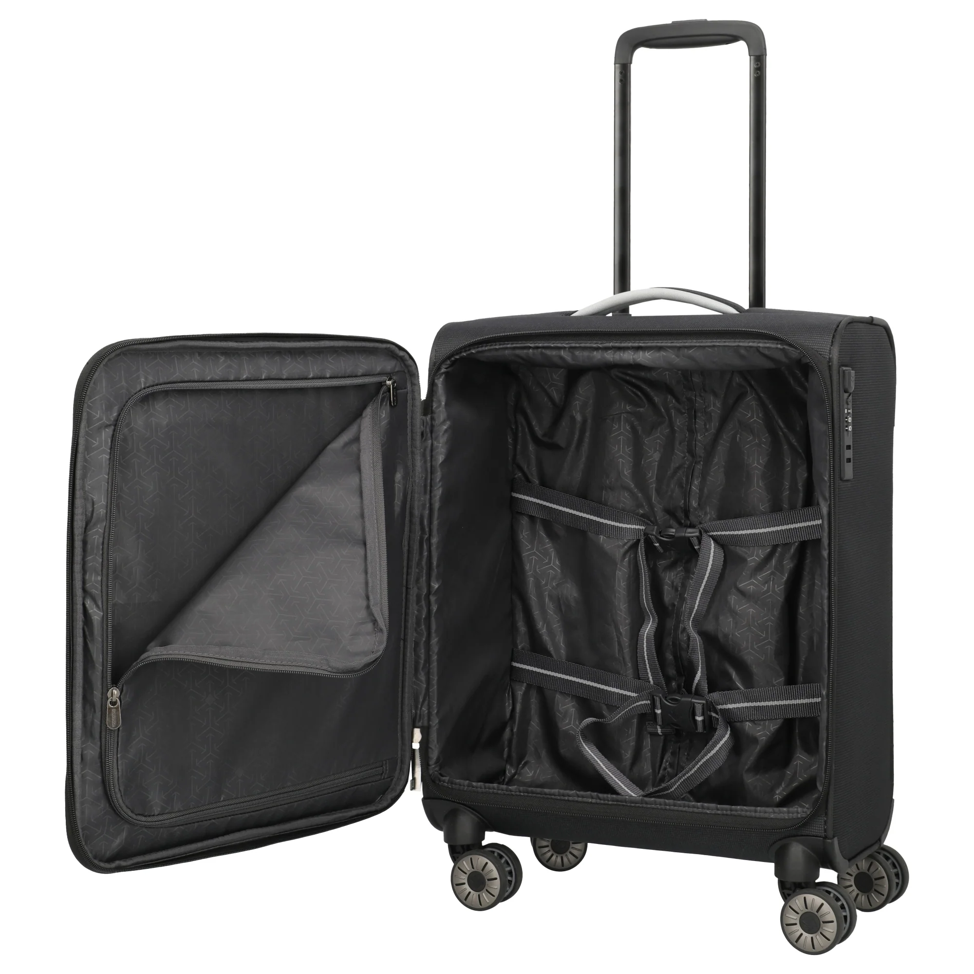 Travelite Jetpack Multi Light - 4-Rollen-Trolley S 55 cm (schwarz) - Image 7