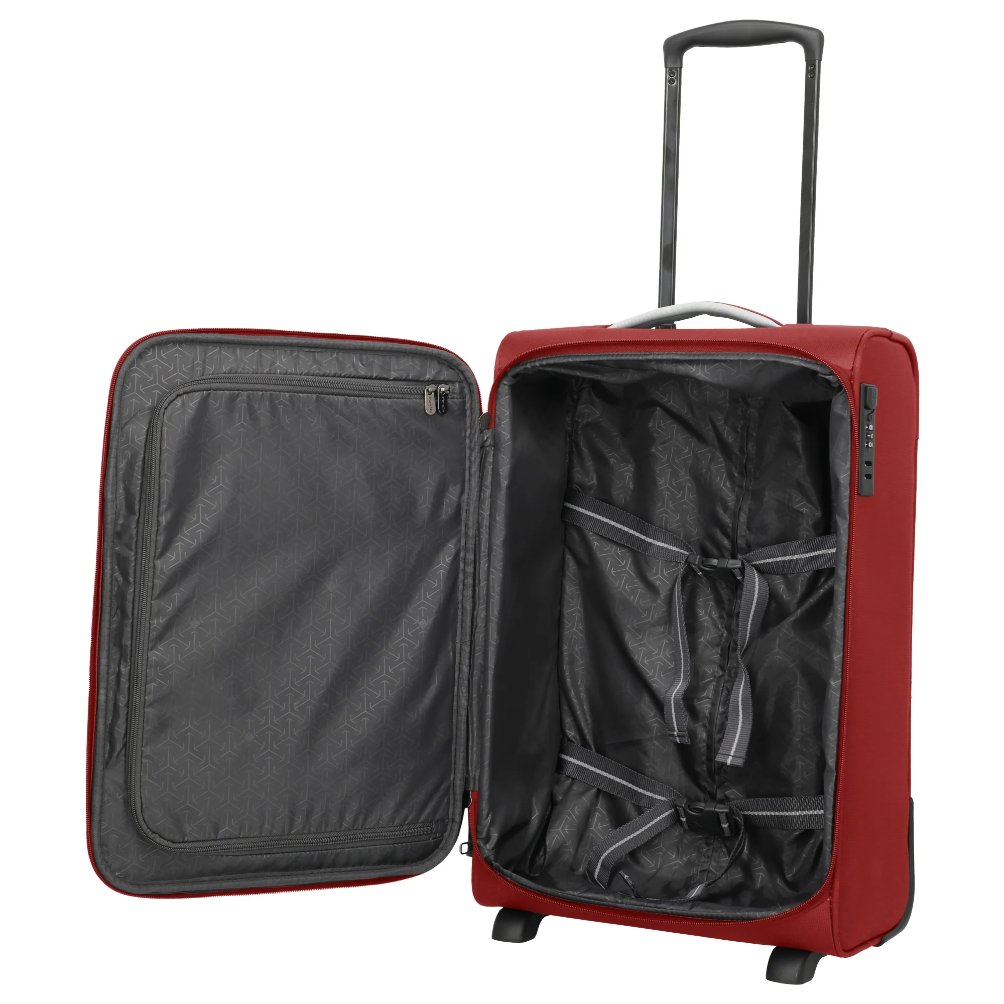 Travelite Jetpack Slim - 2-Rollen-Trolley S 55 cm (rot) - Image 6