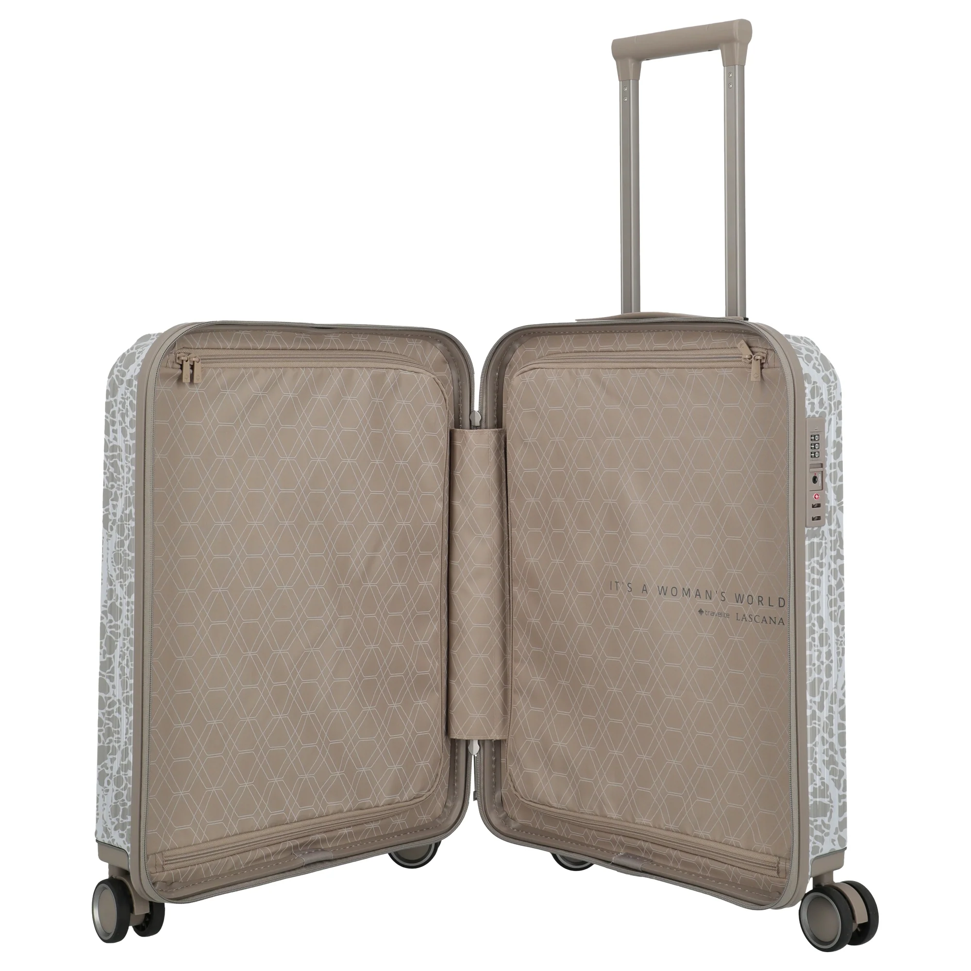 Travelite LASCANA Edition - 4-Rollen-Kabinentrolley 55 cm (champagne) - Image 7