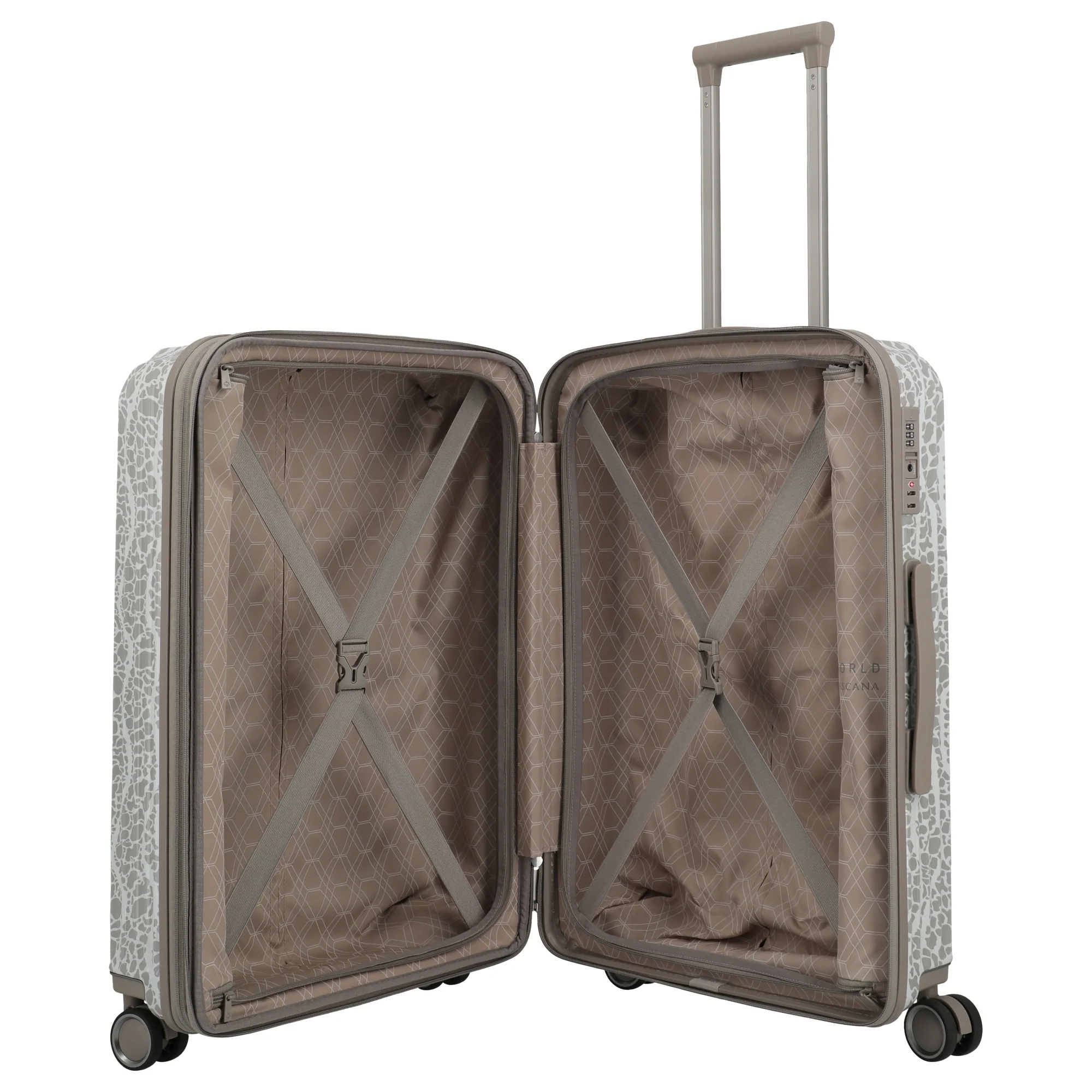 Travelite LASCANA Edition - 4-Rollen-Trolley 65 cm erw. (champagne) - Image 7