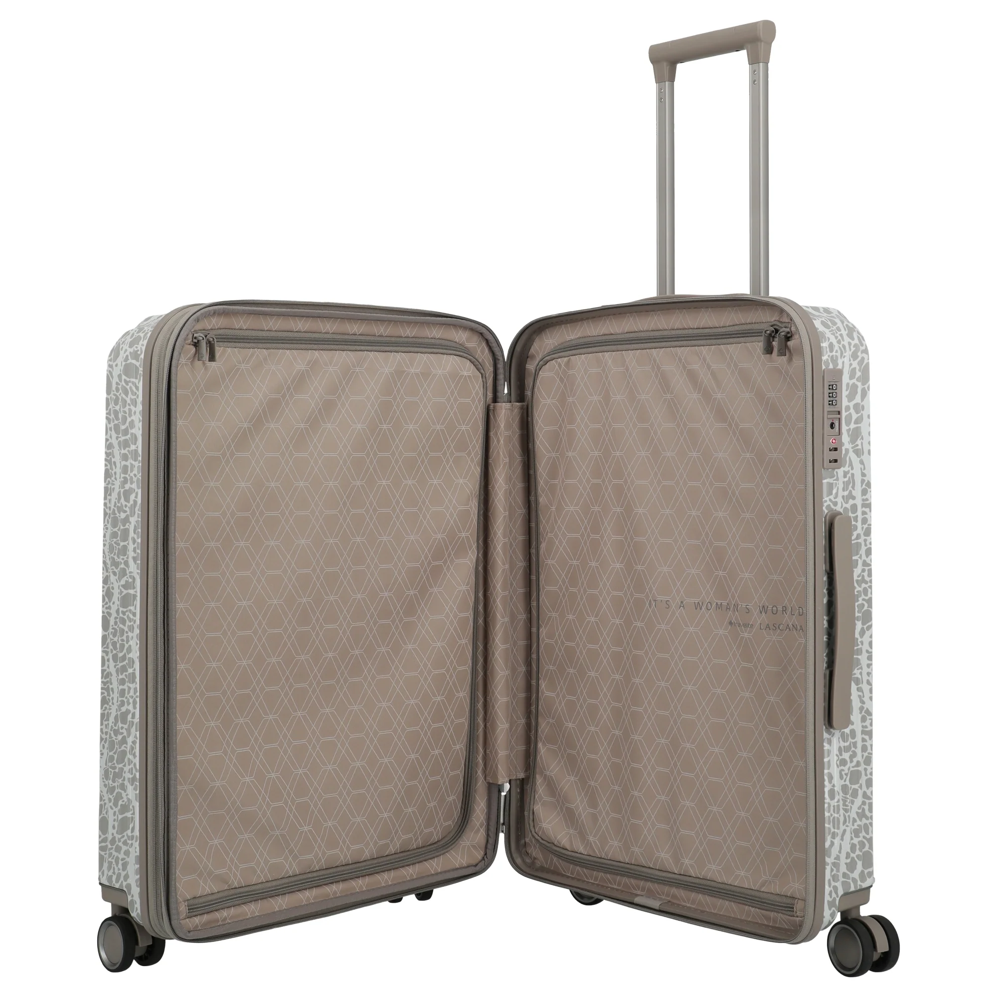Travelite LASCANA Edition - 4-Rollen-Trolley 65 cm erw. (champagne) - Image 8