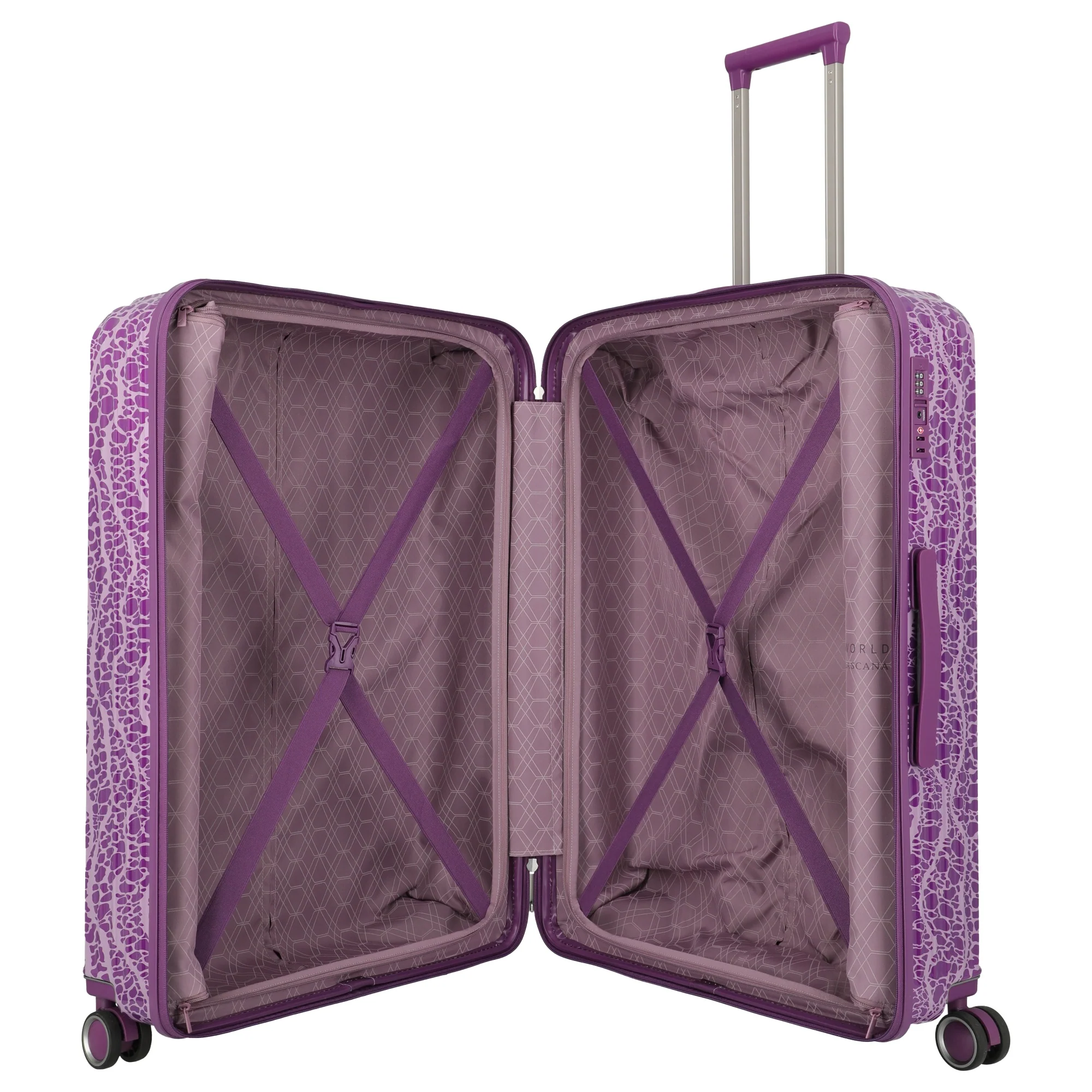 Travelite LASCANA Edition - 4-Rollen-Trolley 76 cm (plum) - Image 6