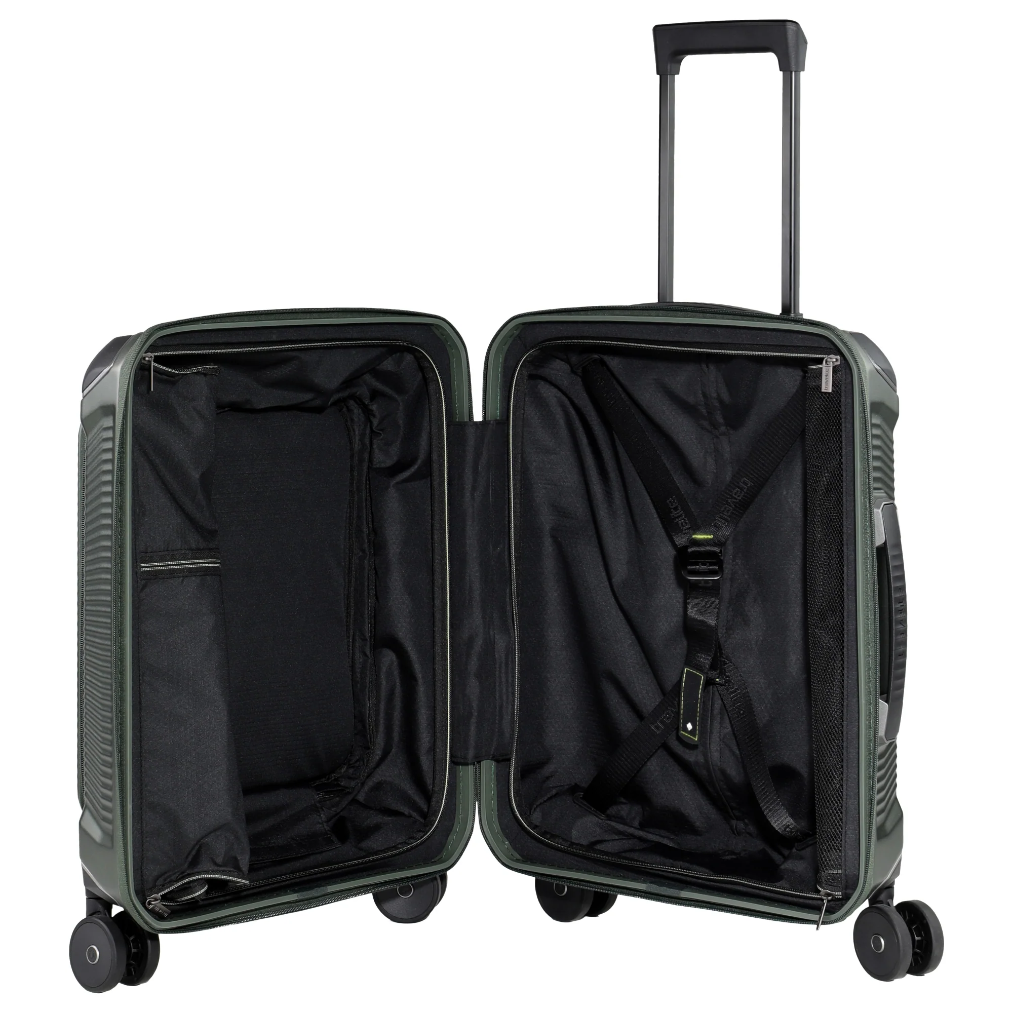 Travelite Millennium - 4-Rollen-Kabinentrolley mit Vortasche S 55 cm (pine green) - Image 7
