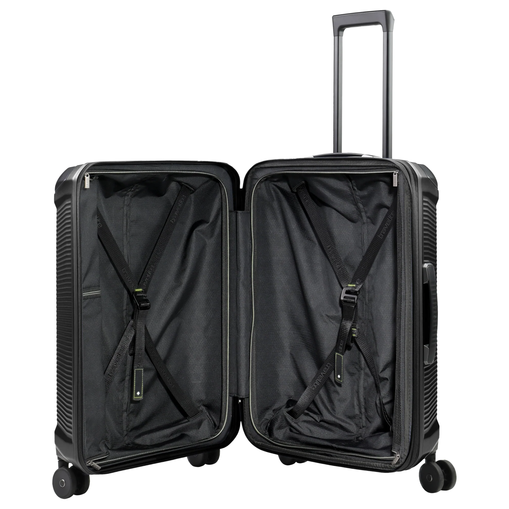 Travelite Millennium - 4-Rollen-Trolley M 67 cm erw. (black) - Image 6