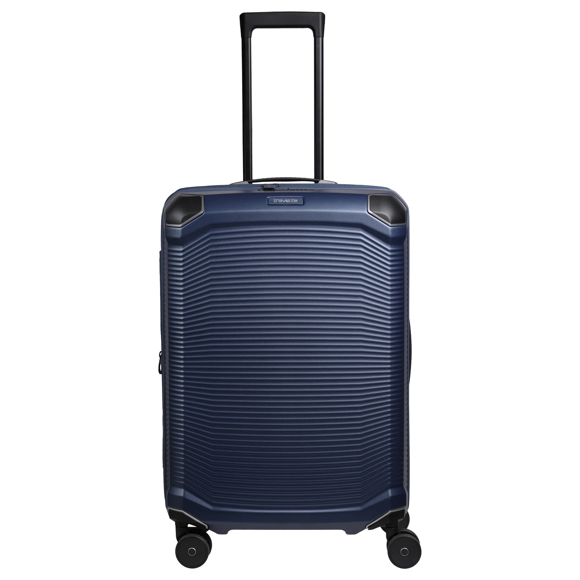 Travelite Millennium - 4-Rollen-Trolley M 67 cm erw. (navy)