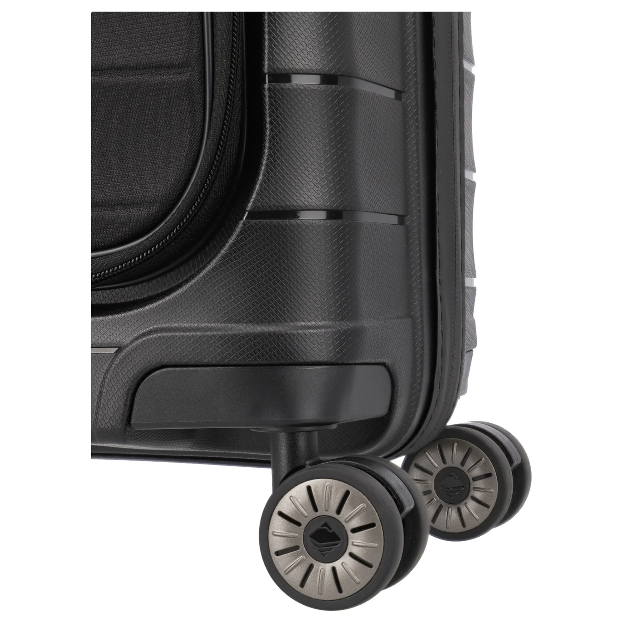 Travelite Mooby - 4-Rollen-Kabinentrolley mit Vortasche S 55 cm (black) - Image 11