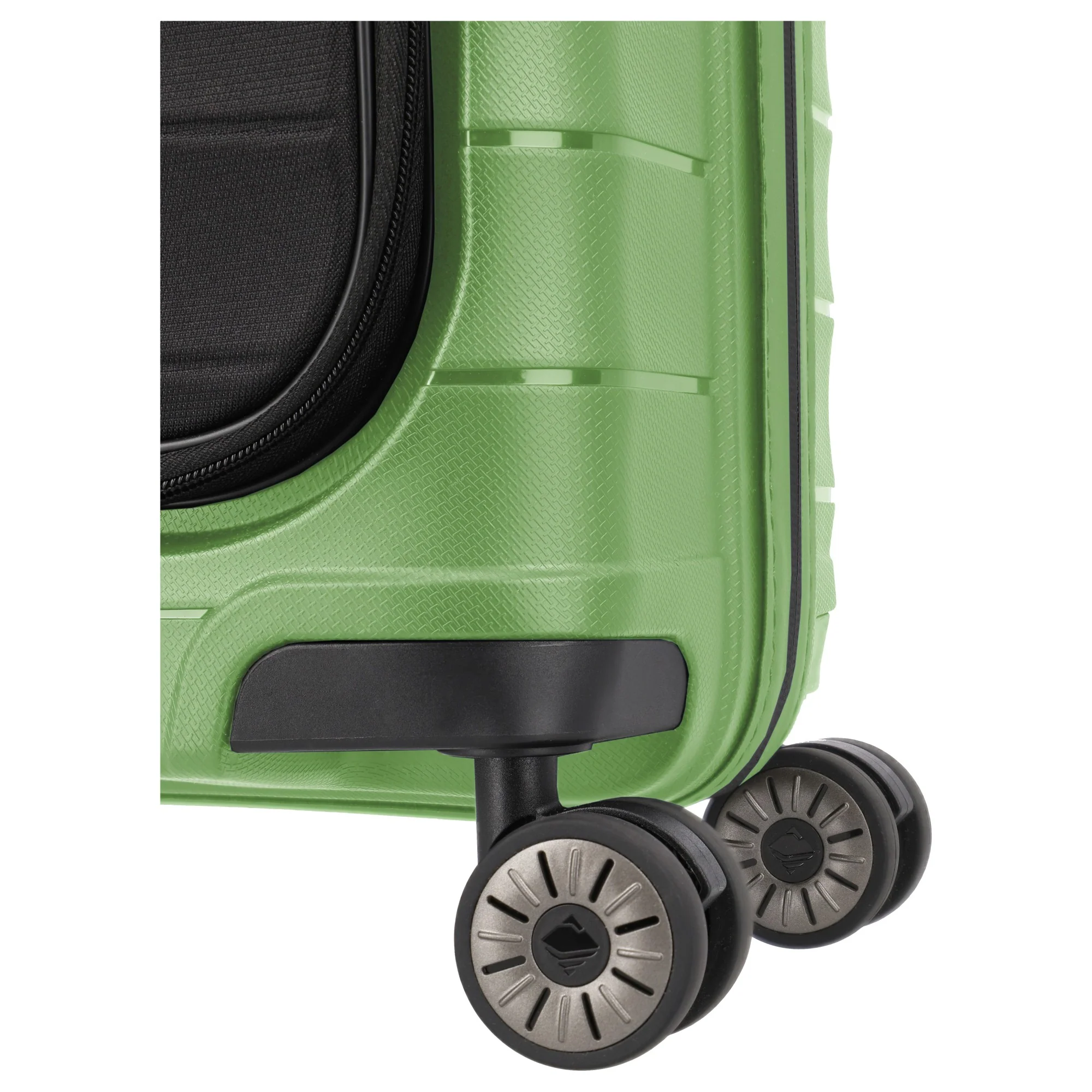 Travelite Mooby - 4-Rollen-Kabinentrolley mit Vortasche S 55 cm (grün) - Image 11