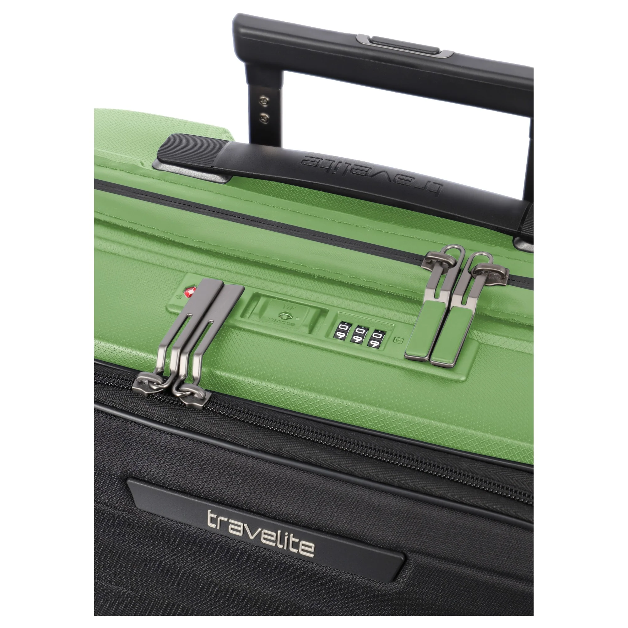 Travelite Mooby - 4-Rollen-Kabinentrolley mit Vortasche S 55 cm (grün) - Image 12