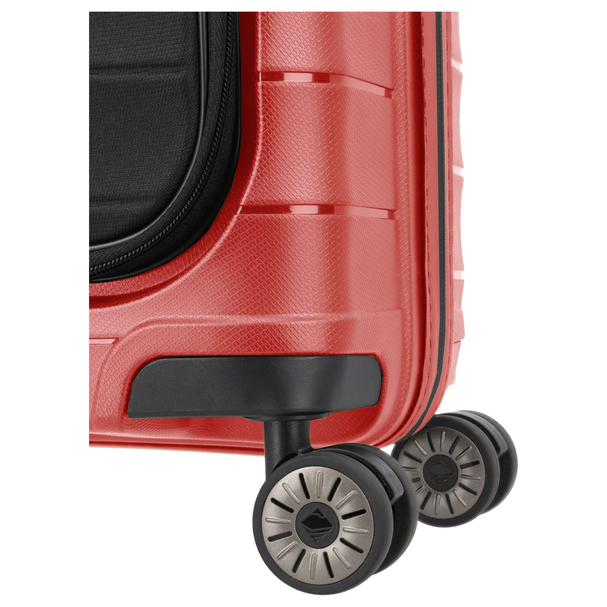 Travelite Mooby - 4-Rollen-Kabinentrolley mit Vortasche S 55 cm (rot) - Image 11