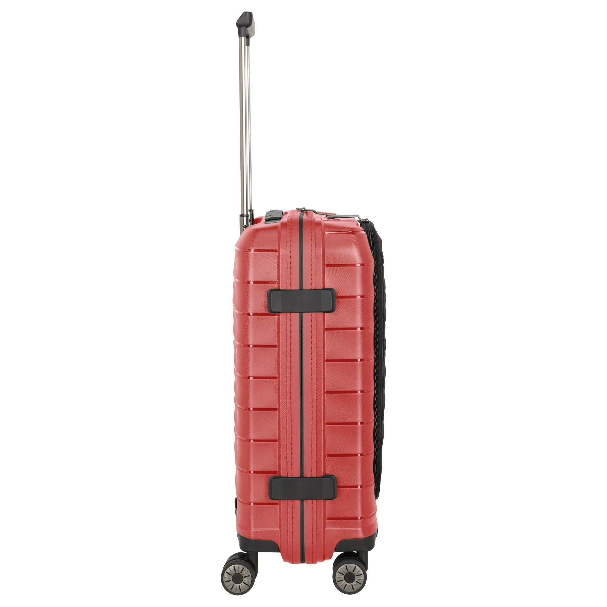 Travelite Mooby - 4-Rollen-Kabinentrolley mit Vortasche S 55 cm (rot) - Image 5