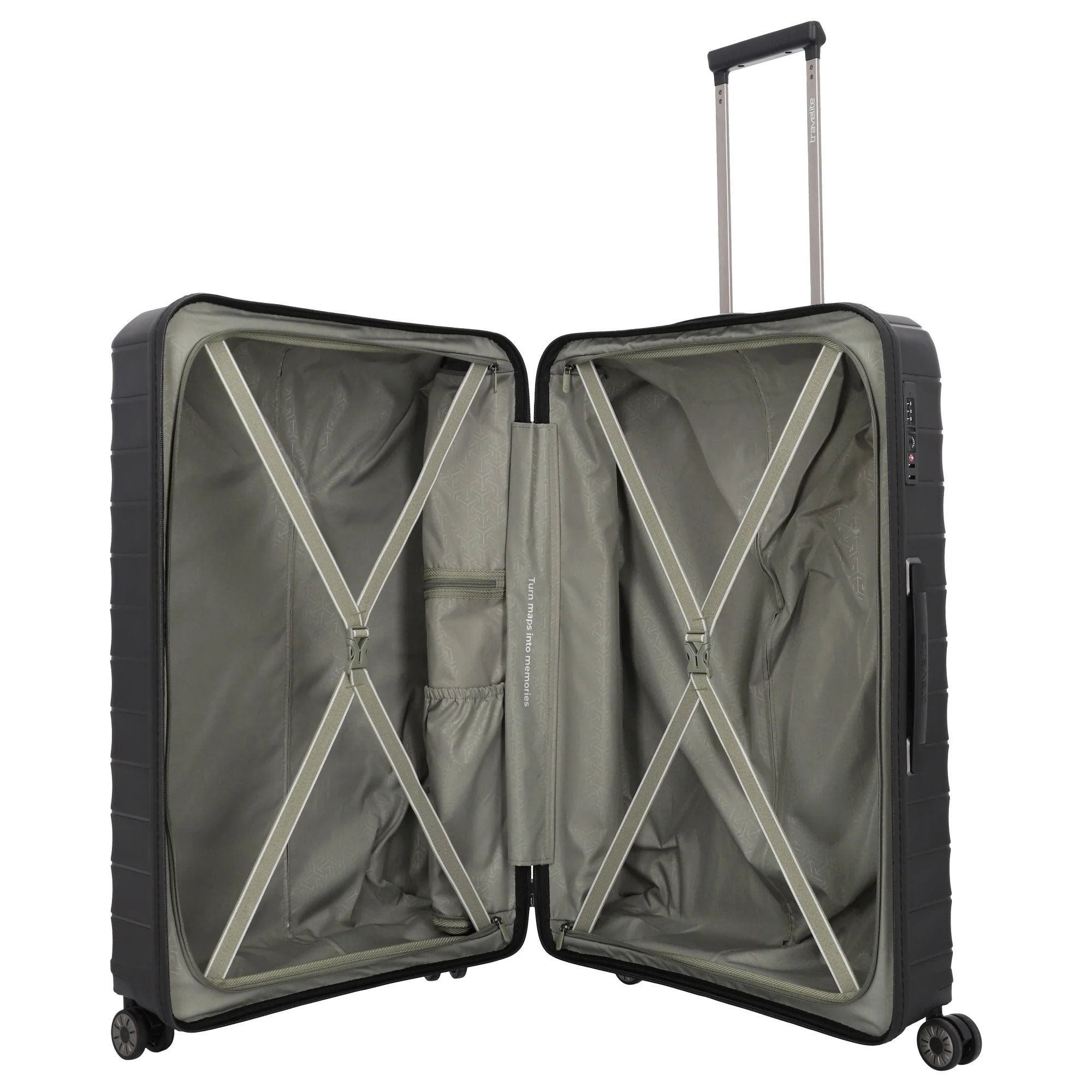 Travelite Mooby - 4-Rollen-Trolley L 77 cm (black) - Image 6