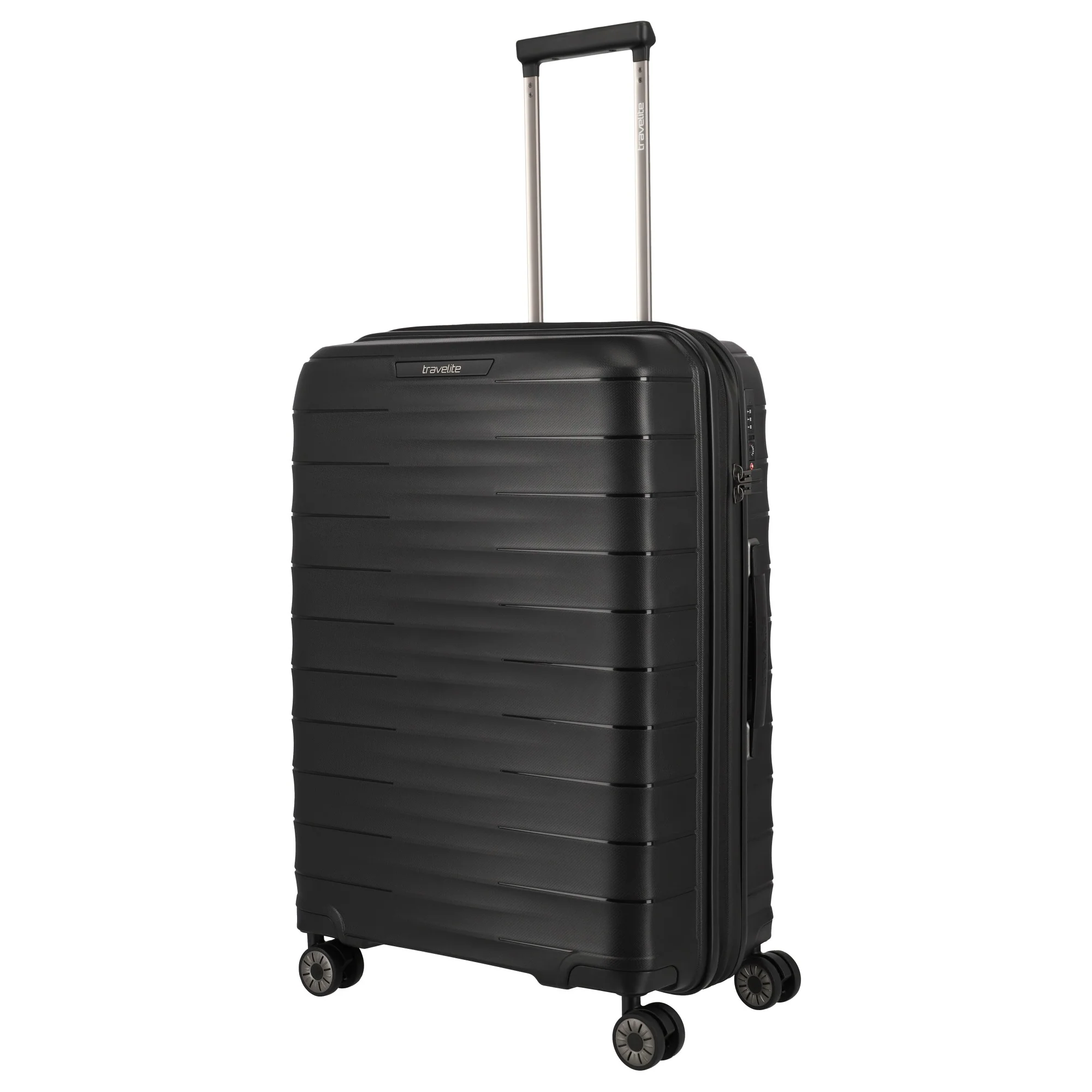 Travelite Mooby - 4-Rollen-Trolley M 66 cm erw. (black) - Image 2