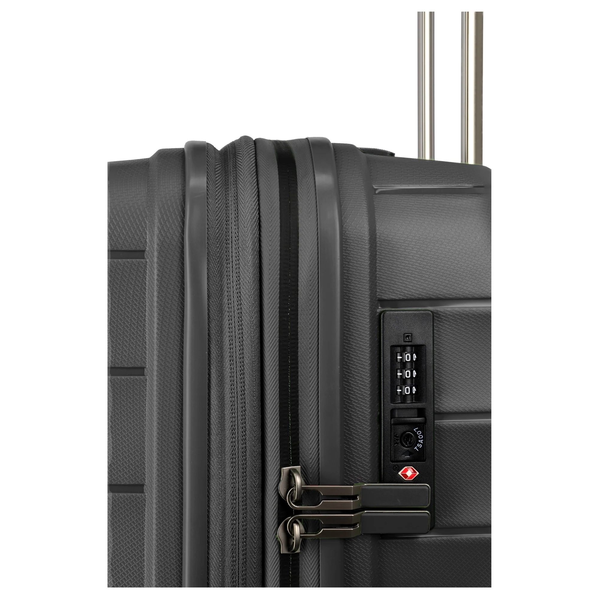 Travelite Mooby - 4-Rollen-Trolley M 66 cm erw. (black) - Image 8