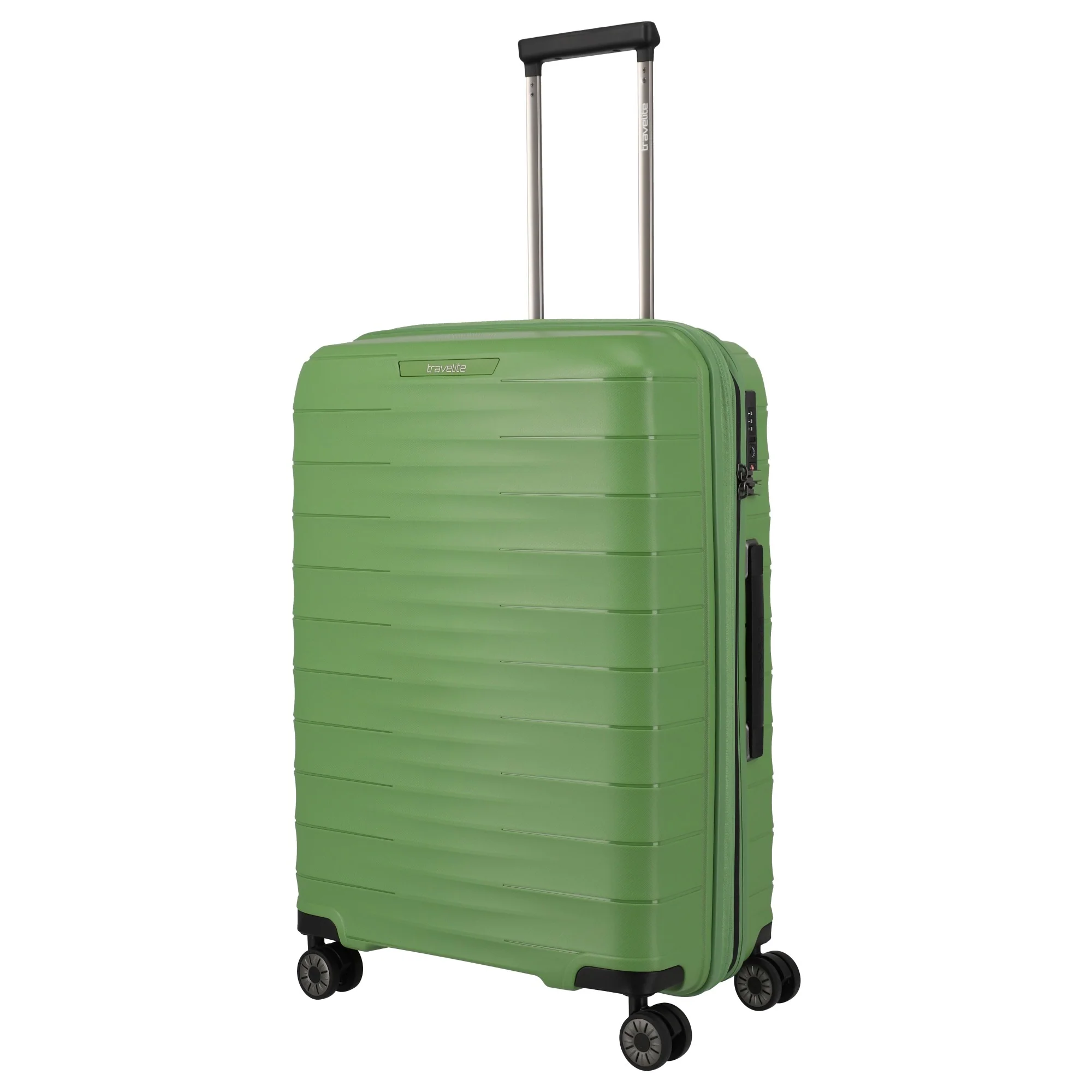Travelite Mooby - 4-Rollen-Trolley M 66 cm erw. (grün) - Image 2