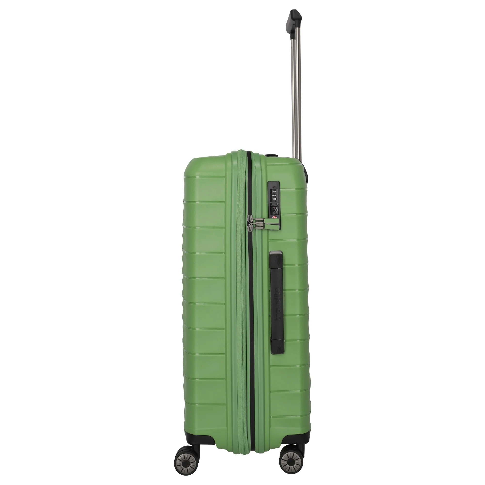Travelite Mooby - 4-Rollen-Trolley M 66 cm erw. (grün) - Image 3