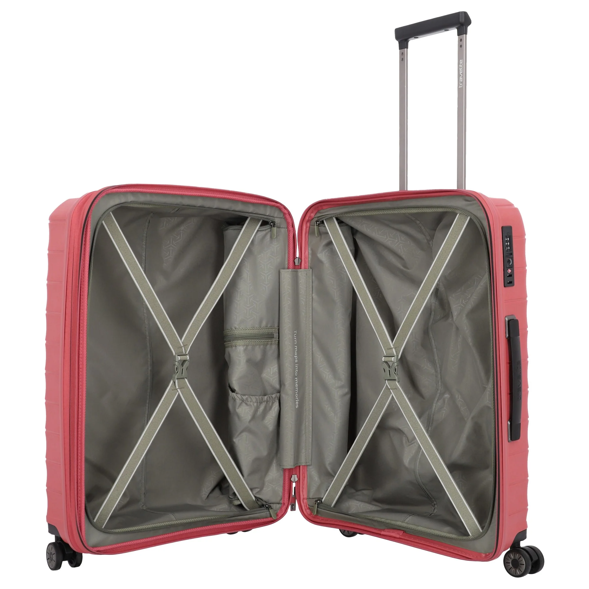 Travelite Mooby - 4-Rollen-Trolley M 66 cm erw. (rot) - Image 6