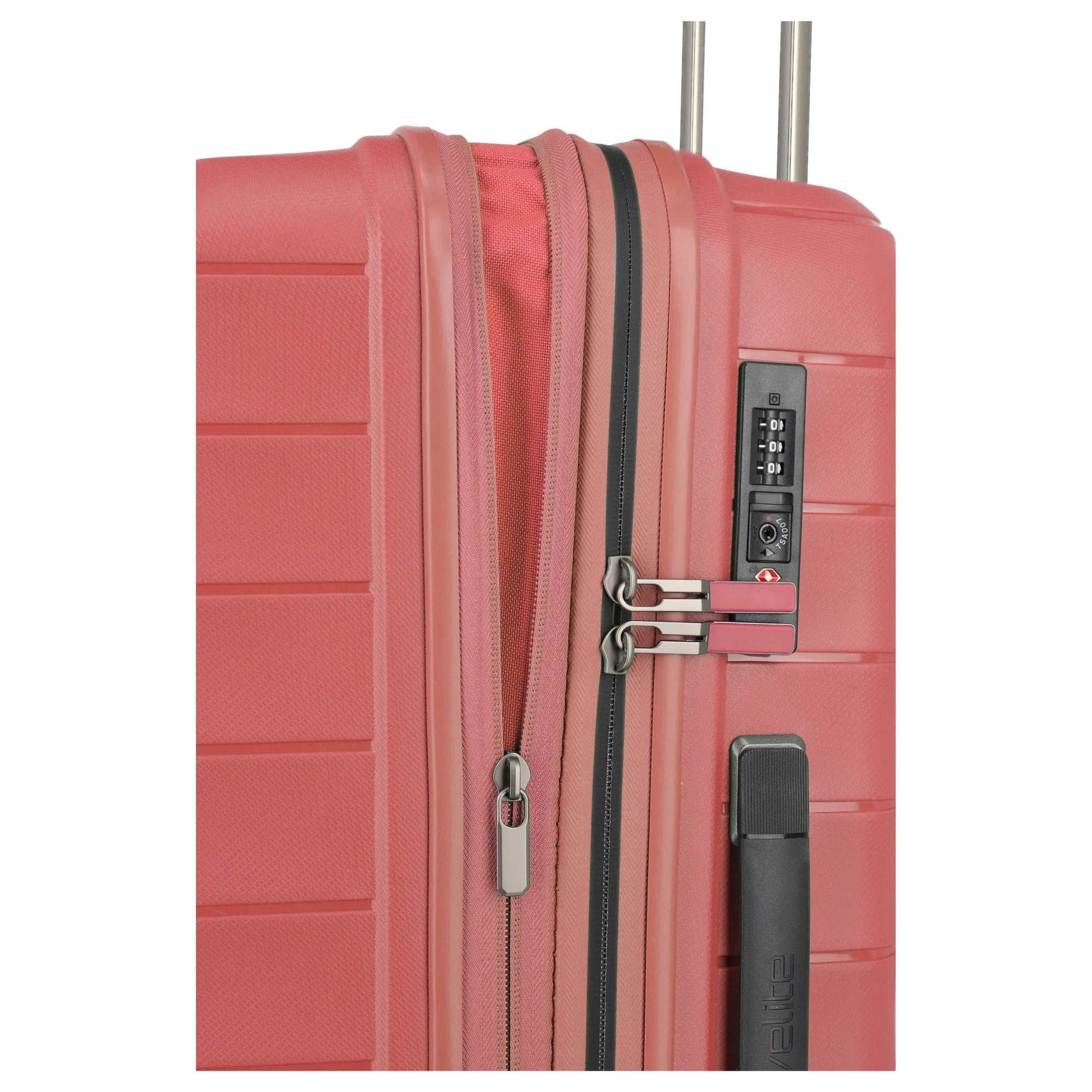 Travelite Mooby - 4-Rollen-Trolley M 66 cm erw. (rot) - Image 9