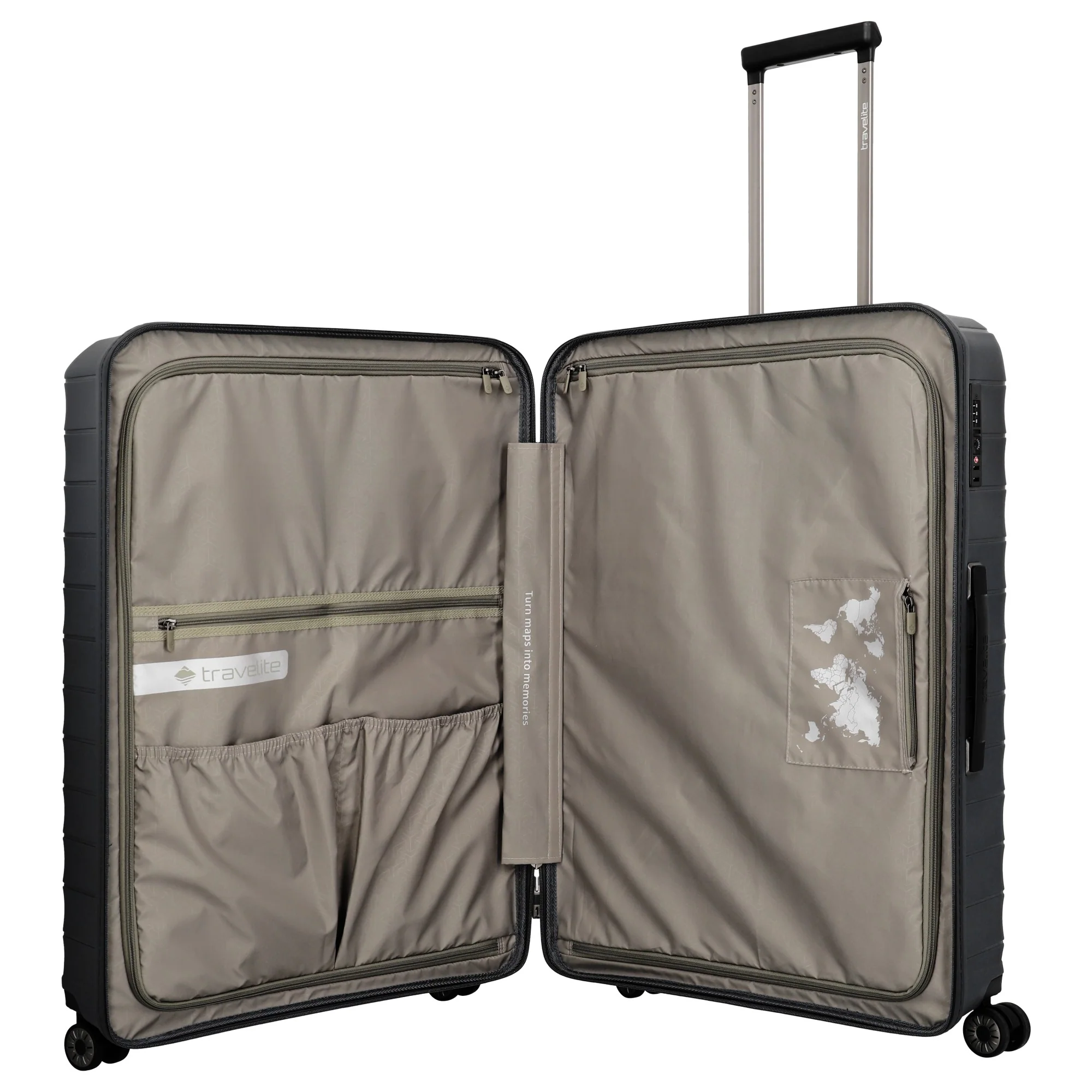 Travelite Mooby - 4-Rollen-Trolley Set L/M/S 3tlg. erw. (black) - Image 9