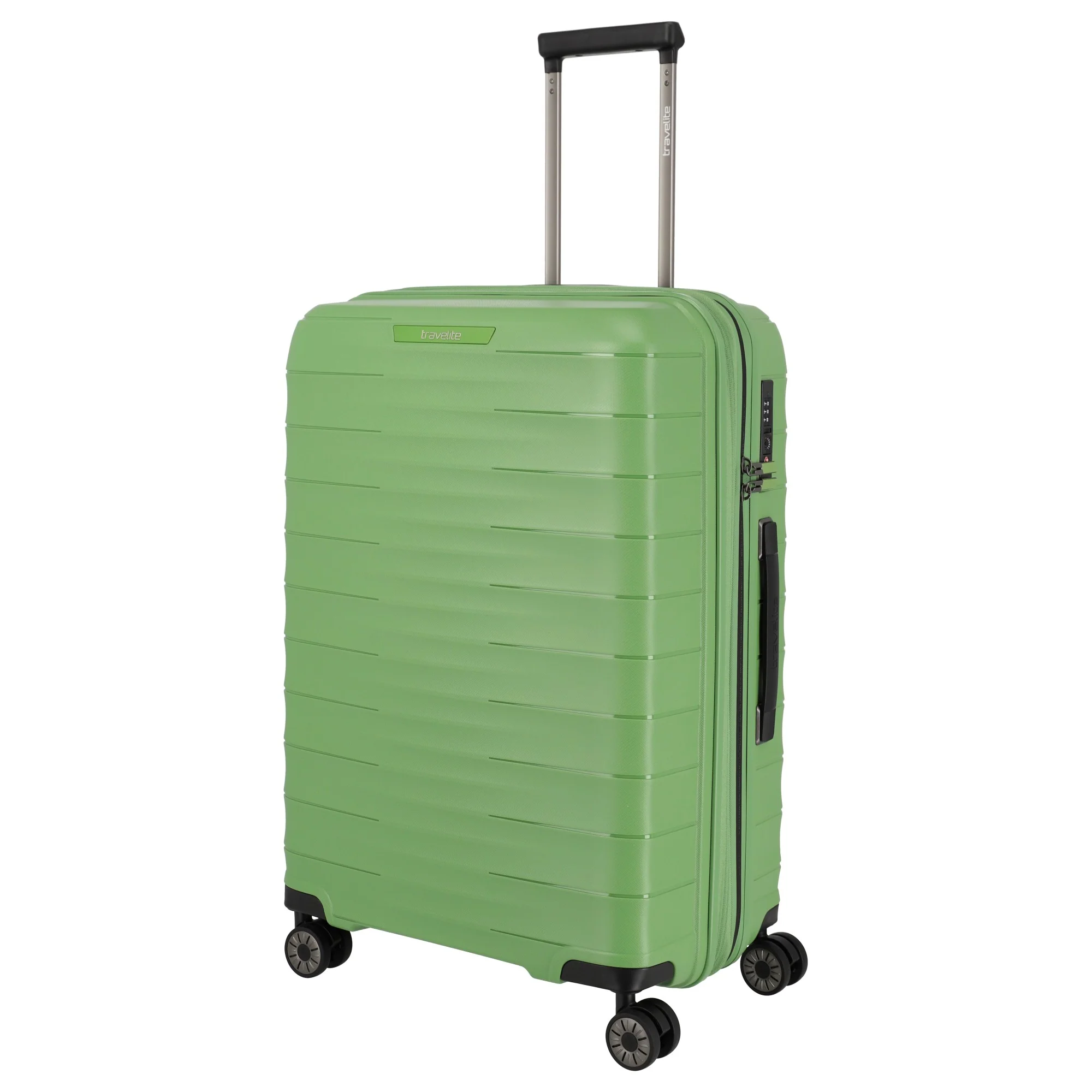 Travelite Mooby - 4-Rollen-Trolley Set L/M/S 3tlg. erw. (grün) - Image 3