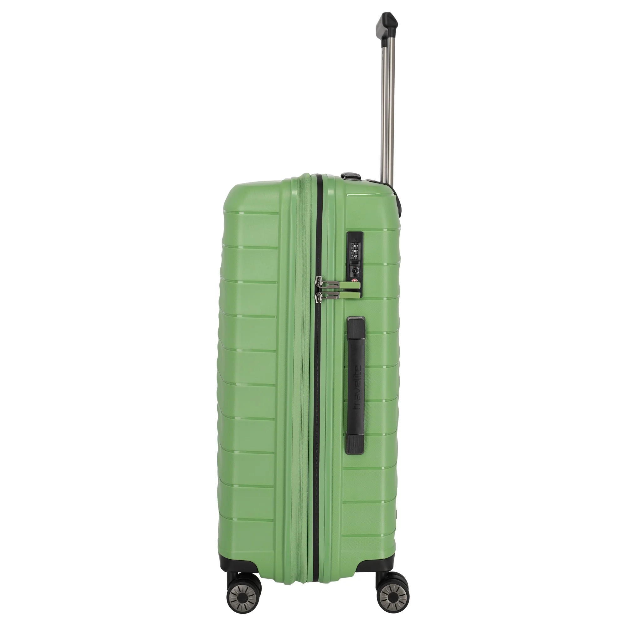 Travelite Mooby - 4-Rollen-Trolley Set L/M/S 3tlg. erw. (grün) - Image 4