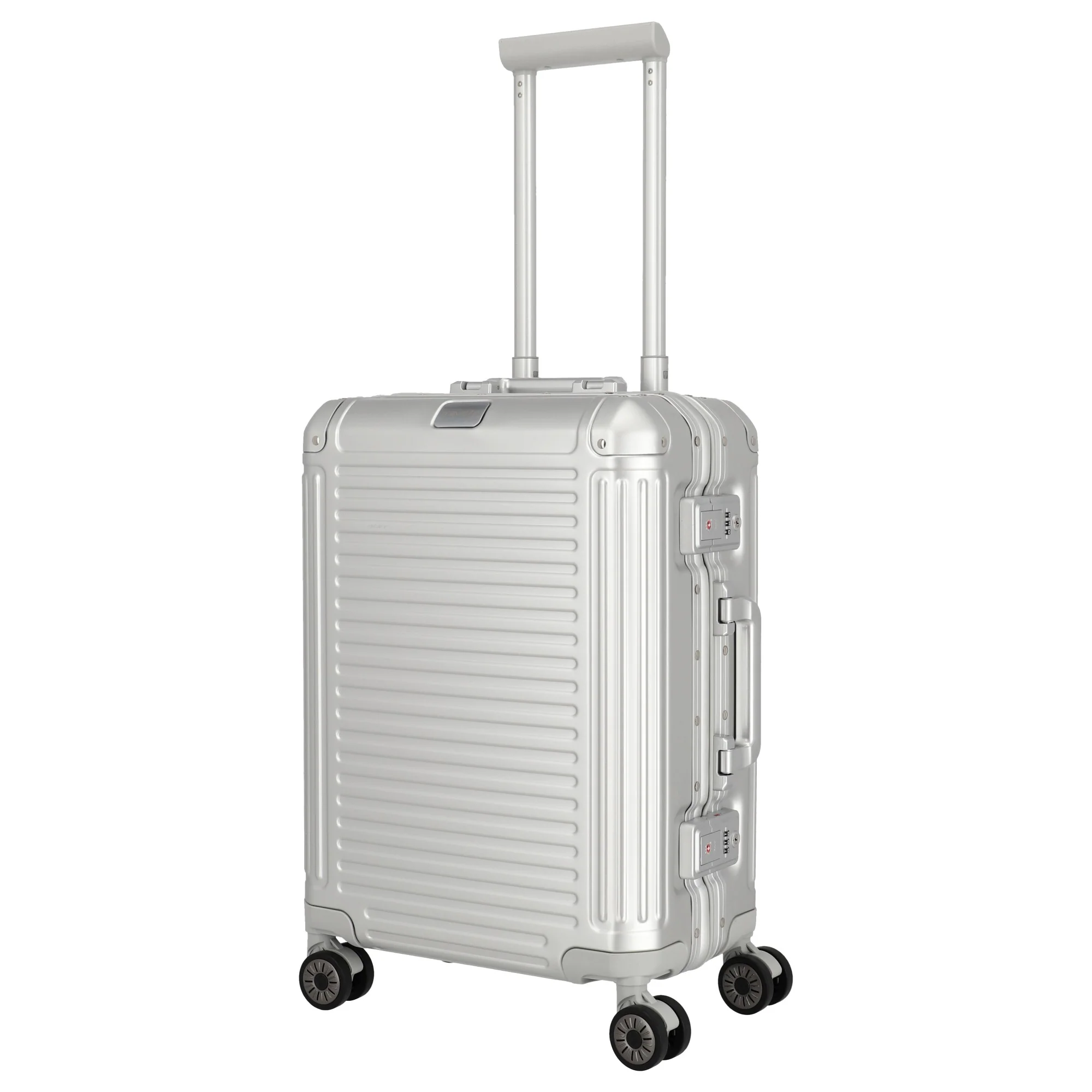 Travelite Next - 4-Rollen-Kabinentrolley S 55 cm (silber) - Image 2