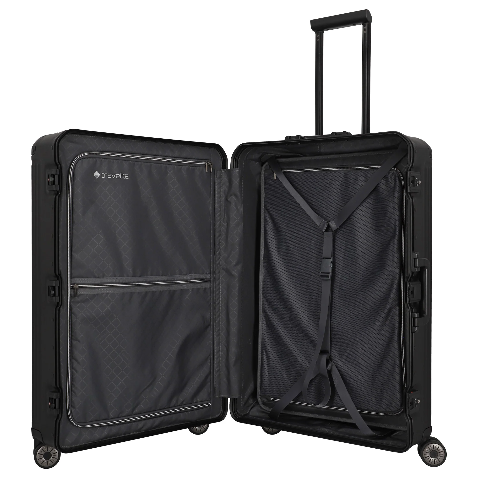 Travelite Next - 4-Rollen-Trolley L 77 cm (black) - Image 6