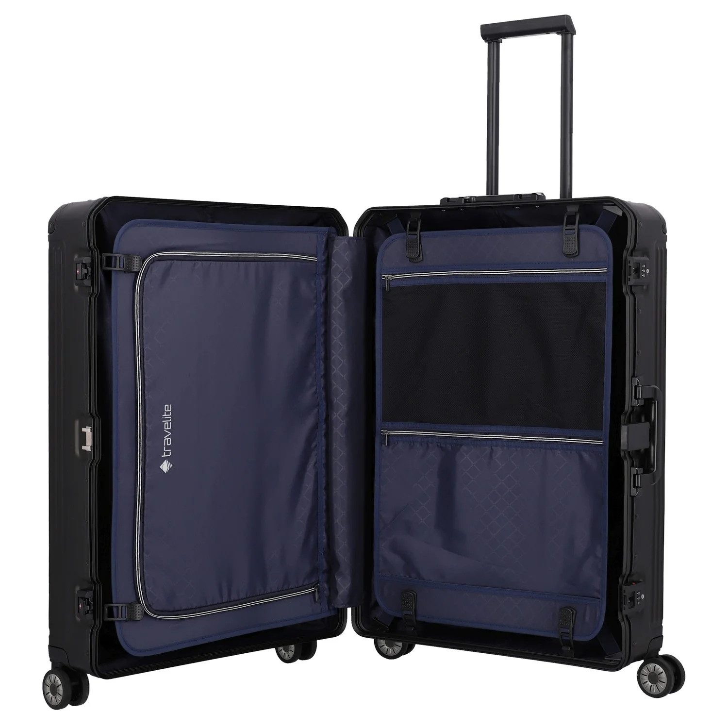 Travelite Next - 4-Rollen-Trolley L 77 cm (black) - Image 5