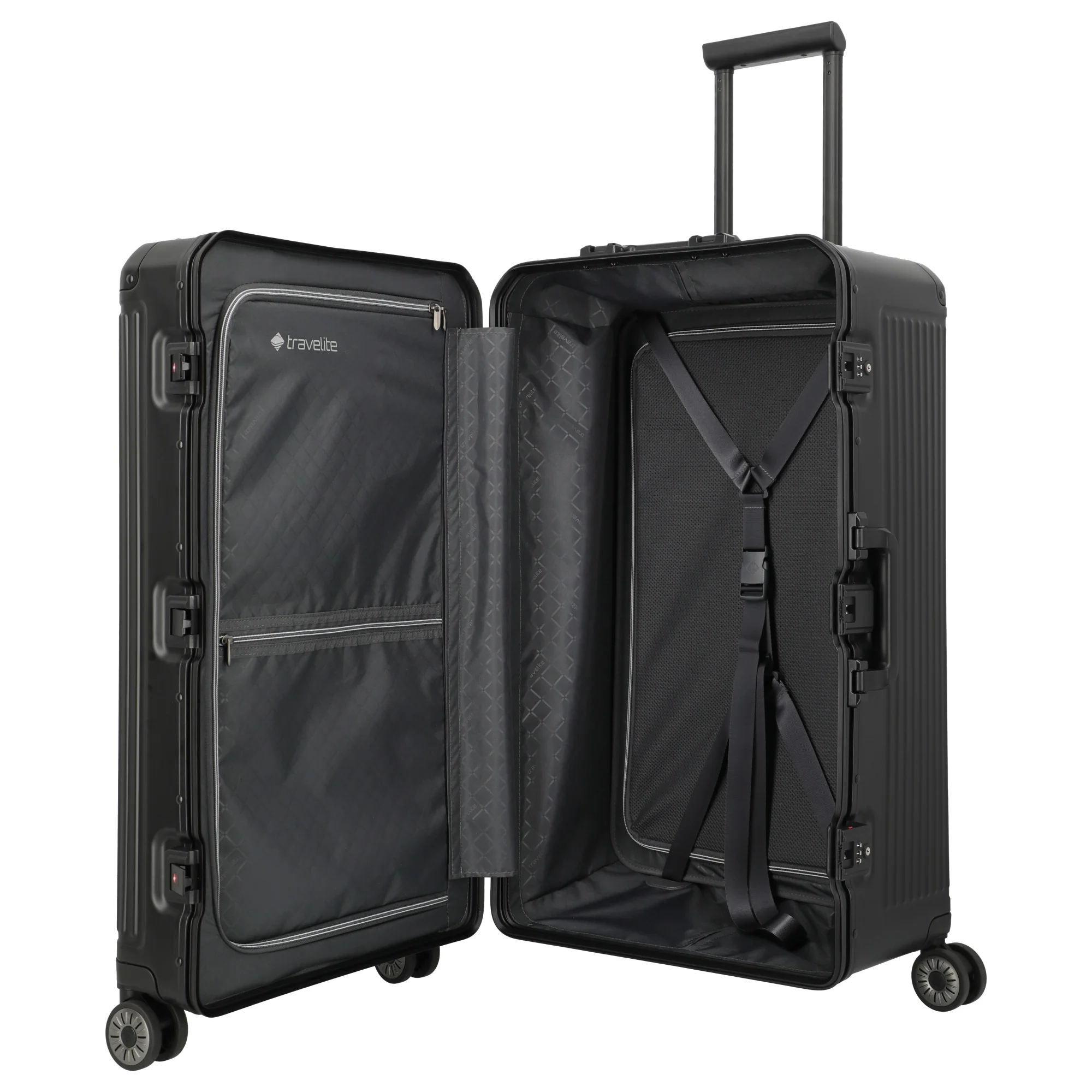 Travelite Next Trunk - 4-Rollen-Trolley 76 cm (schwarz) - Image 6