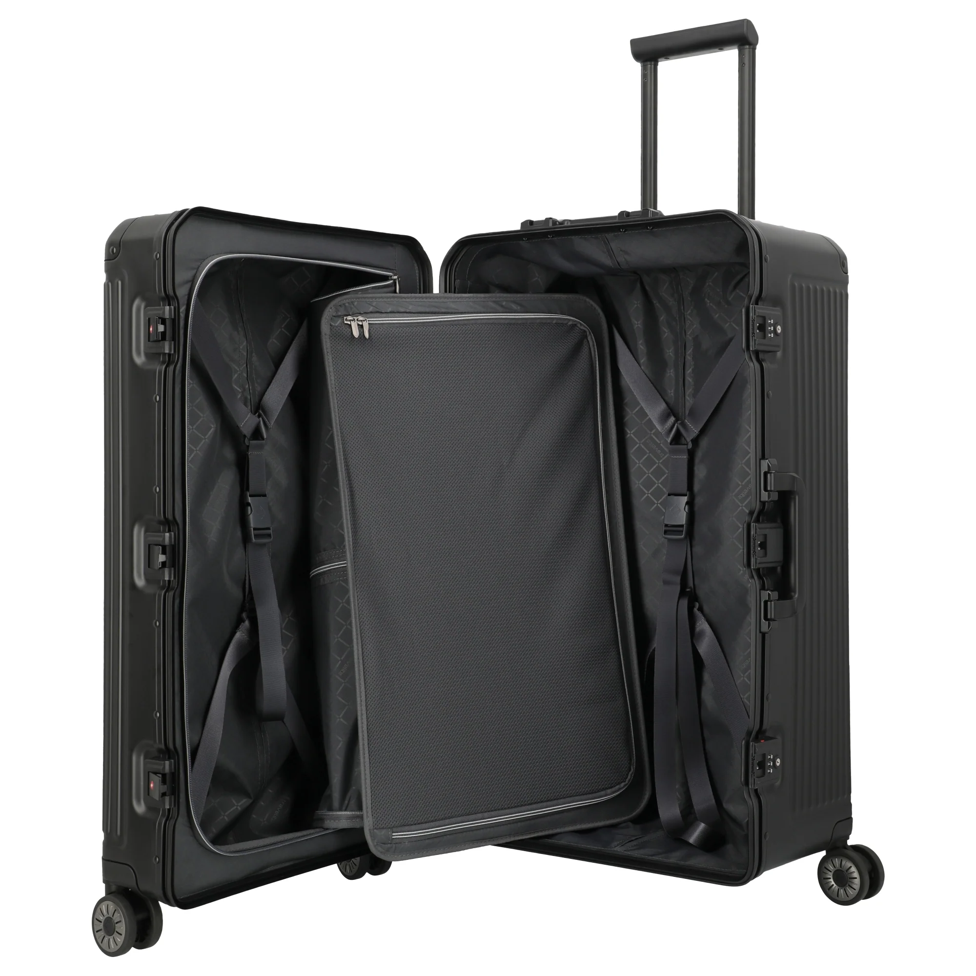 Travelite Next Trunk - 4-Rollen-Trolley 76 cm (schwarz) - Image 7
