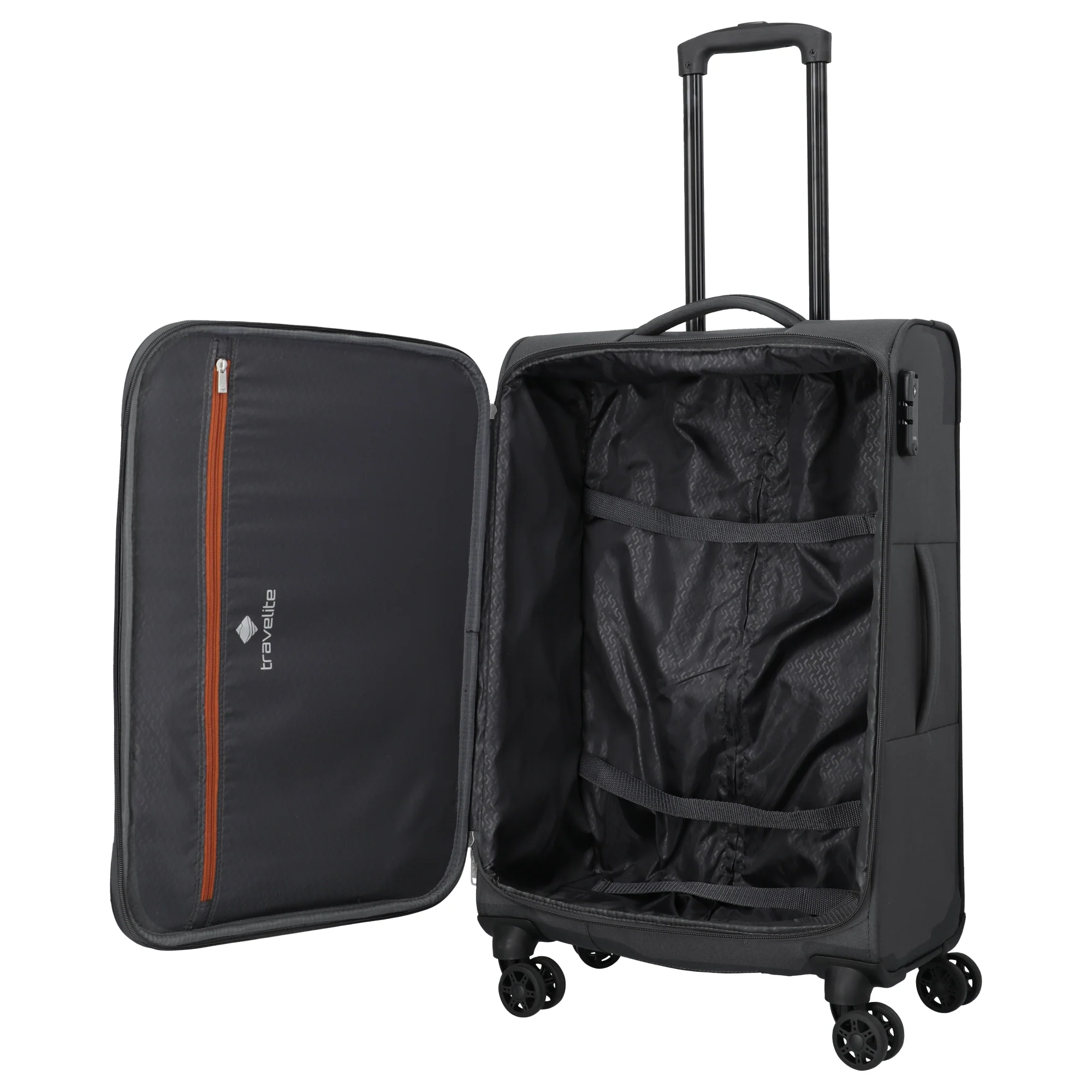 Travelite Priego - 4-Rollen-Trolley 66 cm (anthracite) - Image 6