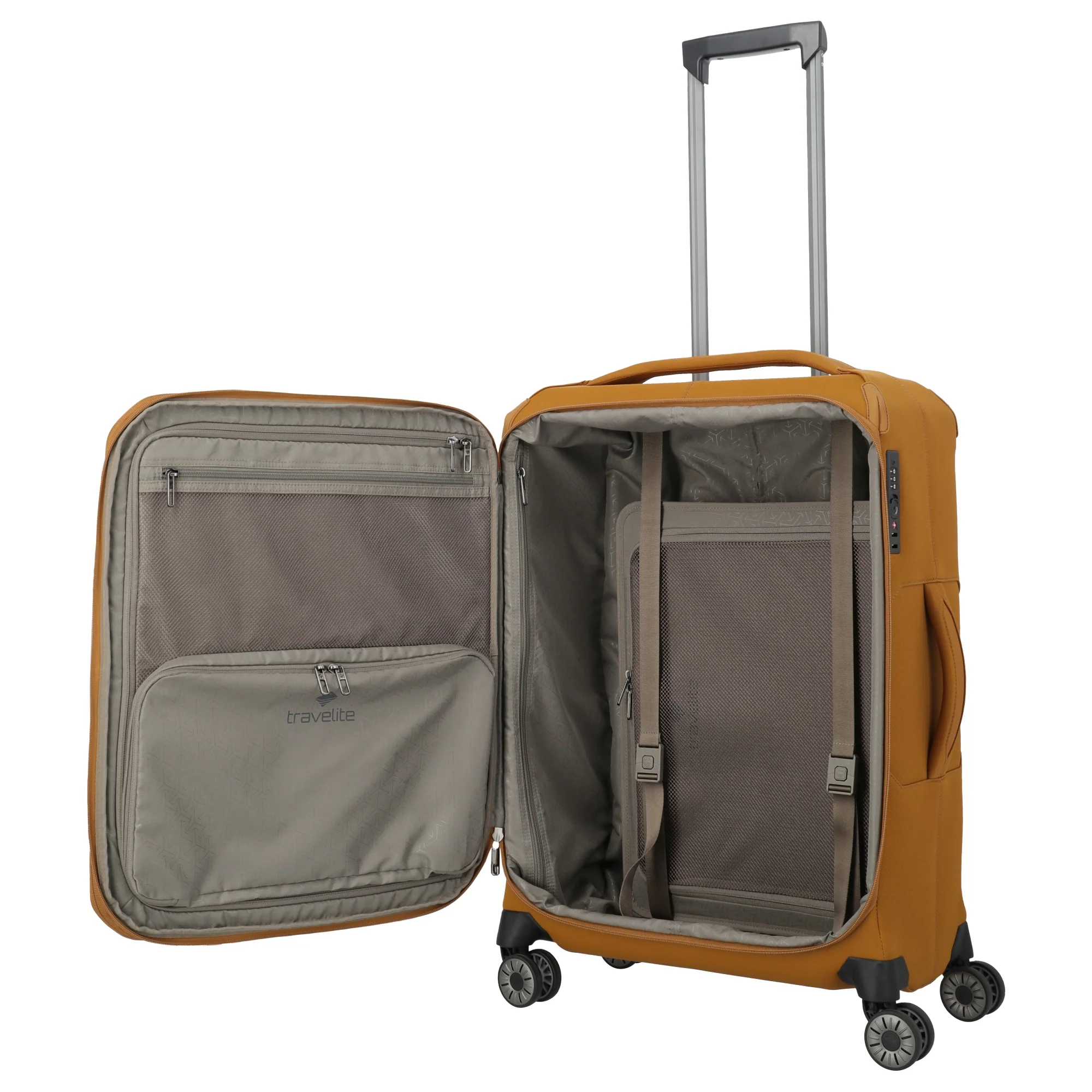 Travelite Priima - 4-Rollen-Trolley M 68 cm (curry) - Image 6