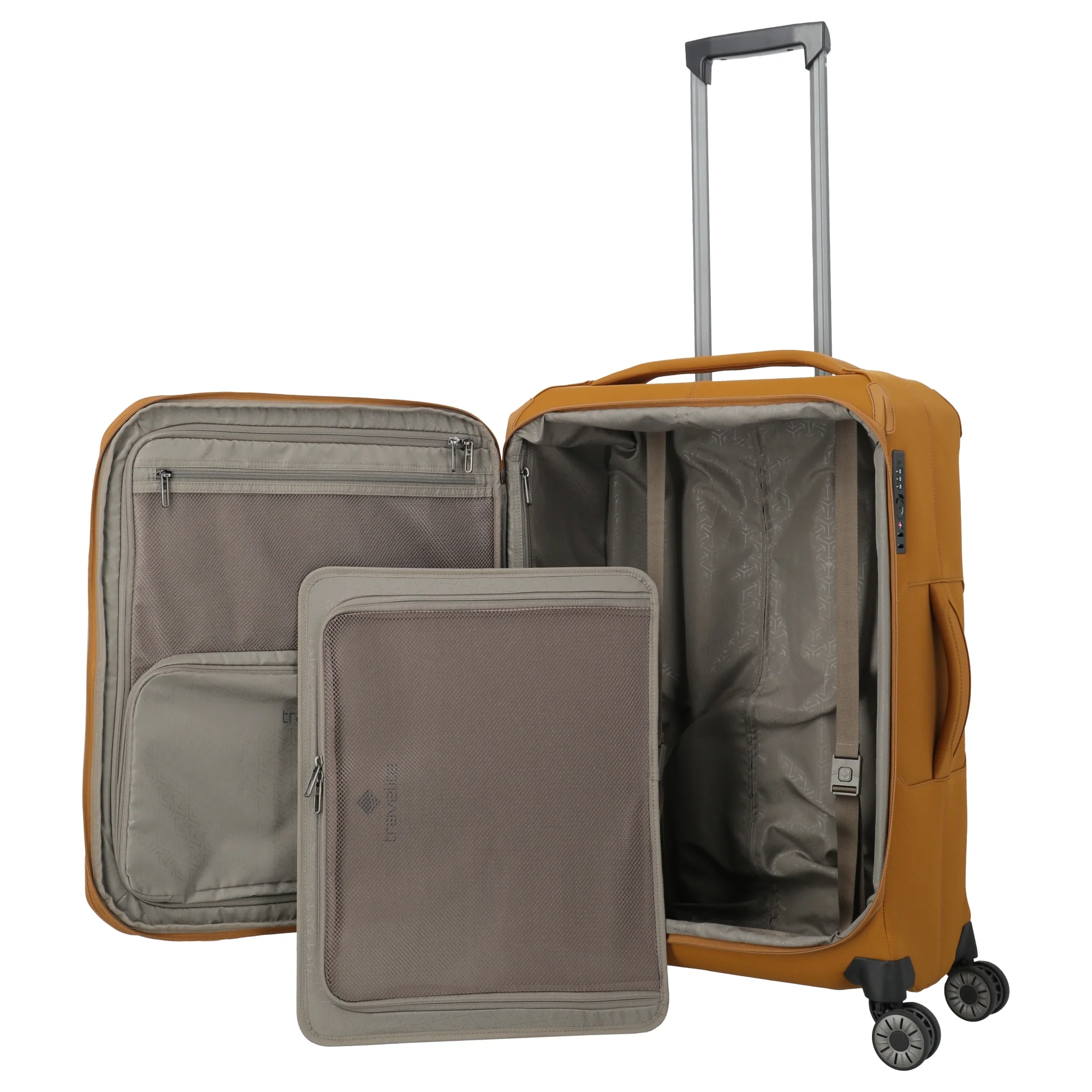 Travelite Priima - 4-Rollen-Trolley M 68 cm (curry) - Image 7
