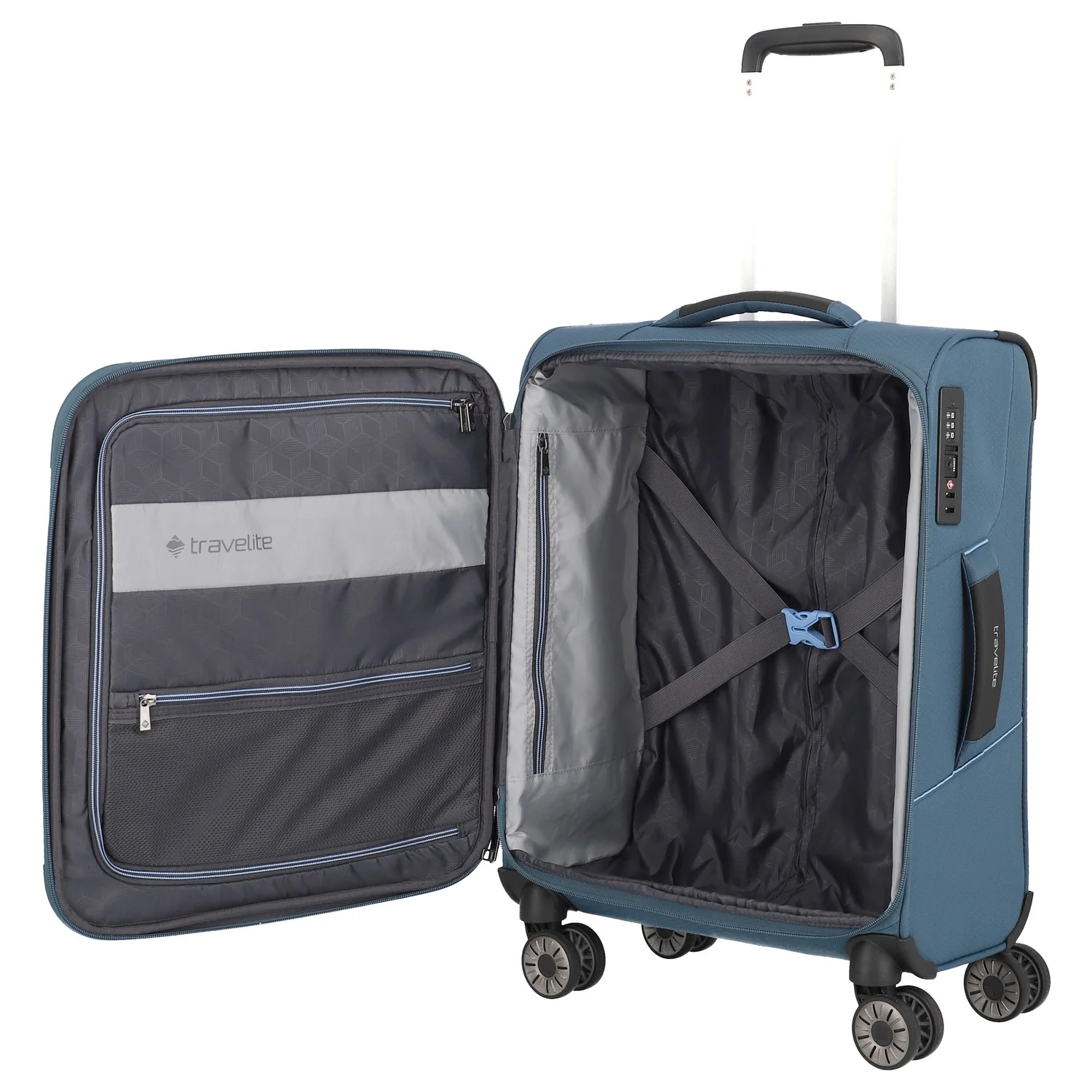 Travelite Skaii - 4-Rollen-Kabinentrolley S 55 cm (panoramablau) - Image 6