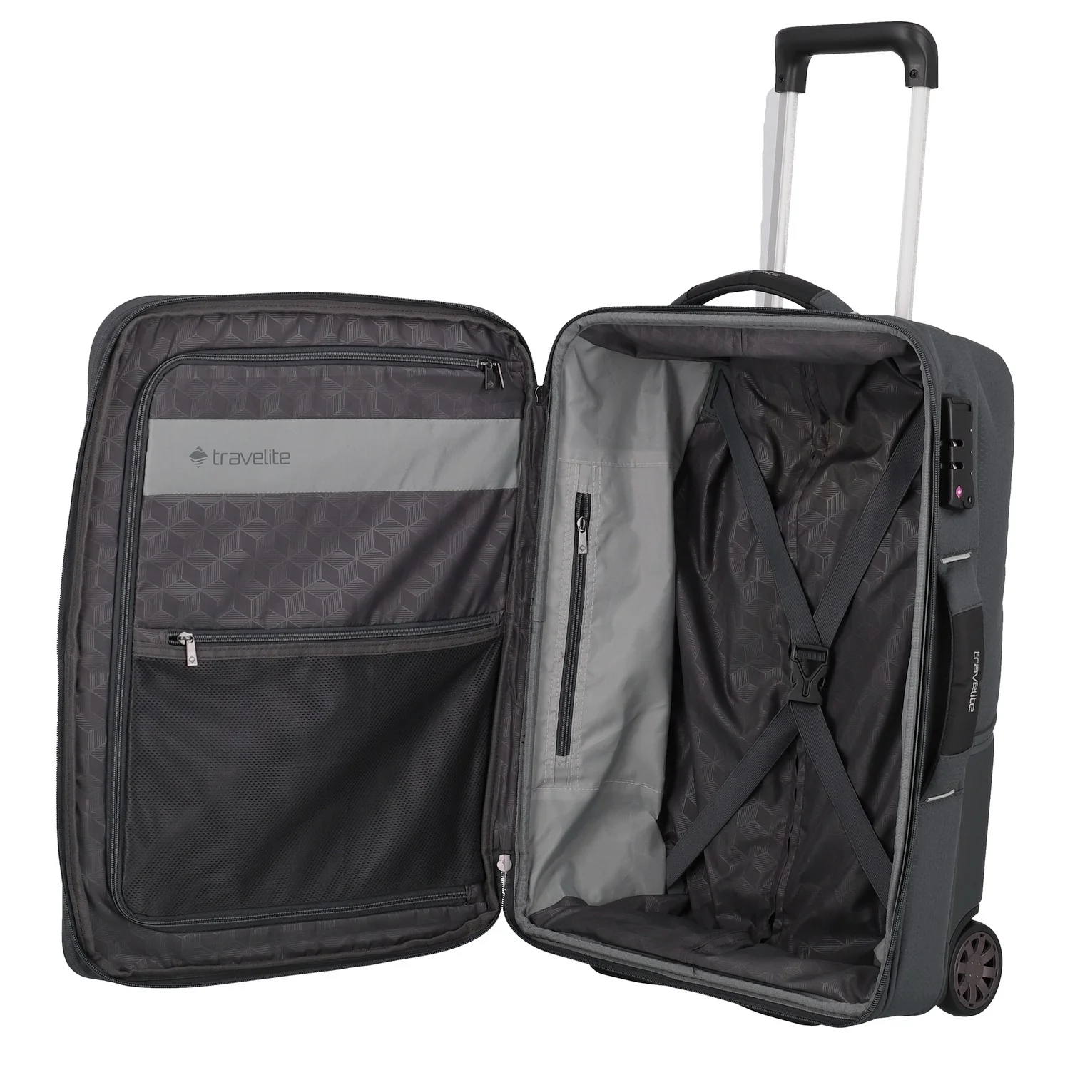 Travelite Skaii Hybrid - 2-Rollen-Kabinentrolley S 55 cm erw. (gipfelgrau) - Image 6