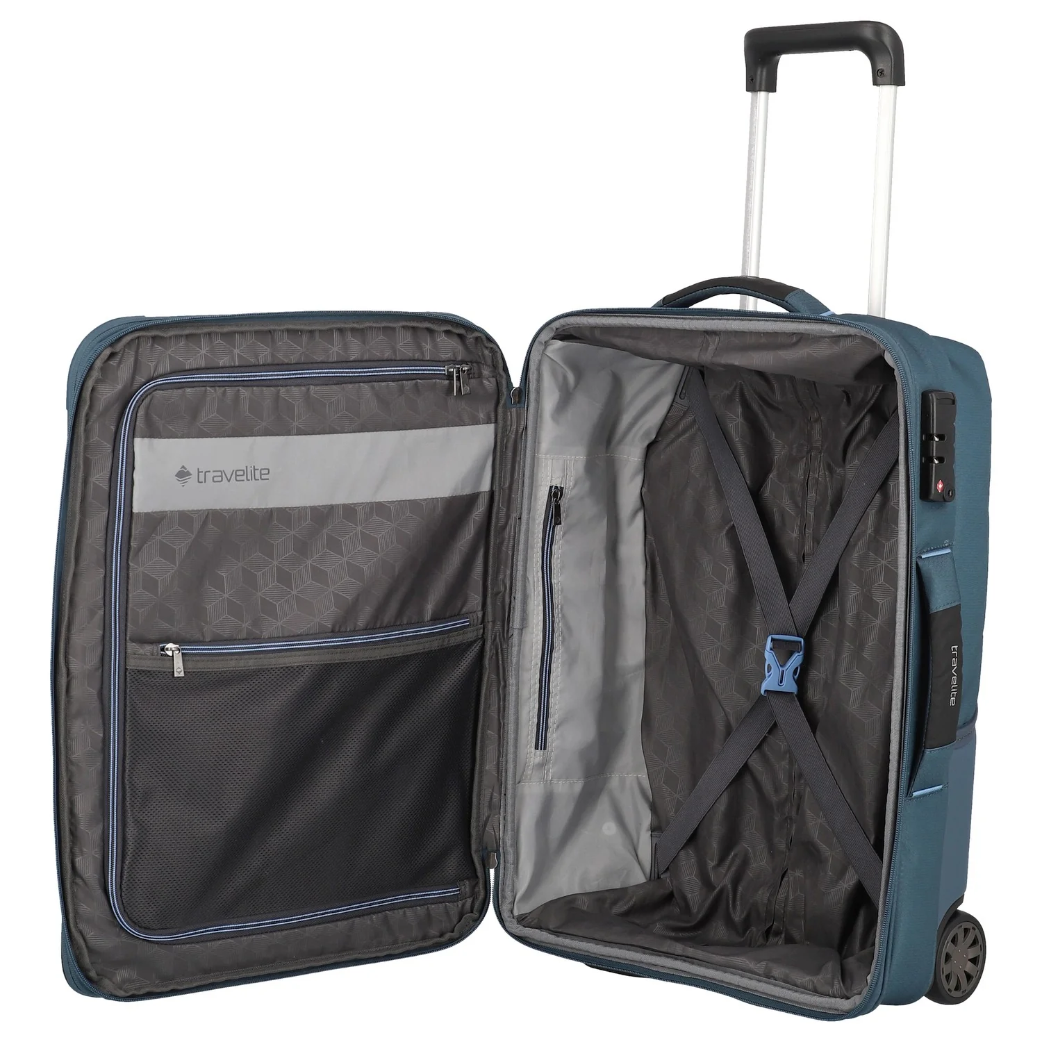 Travelite Skaii Hybrid - 2-Rollen-Kabinentrolley S 55 cm erw. (panoramablau) - Image 6
