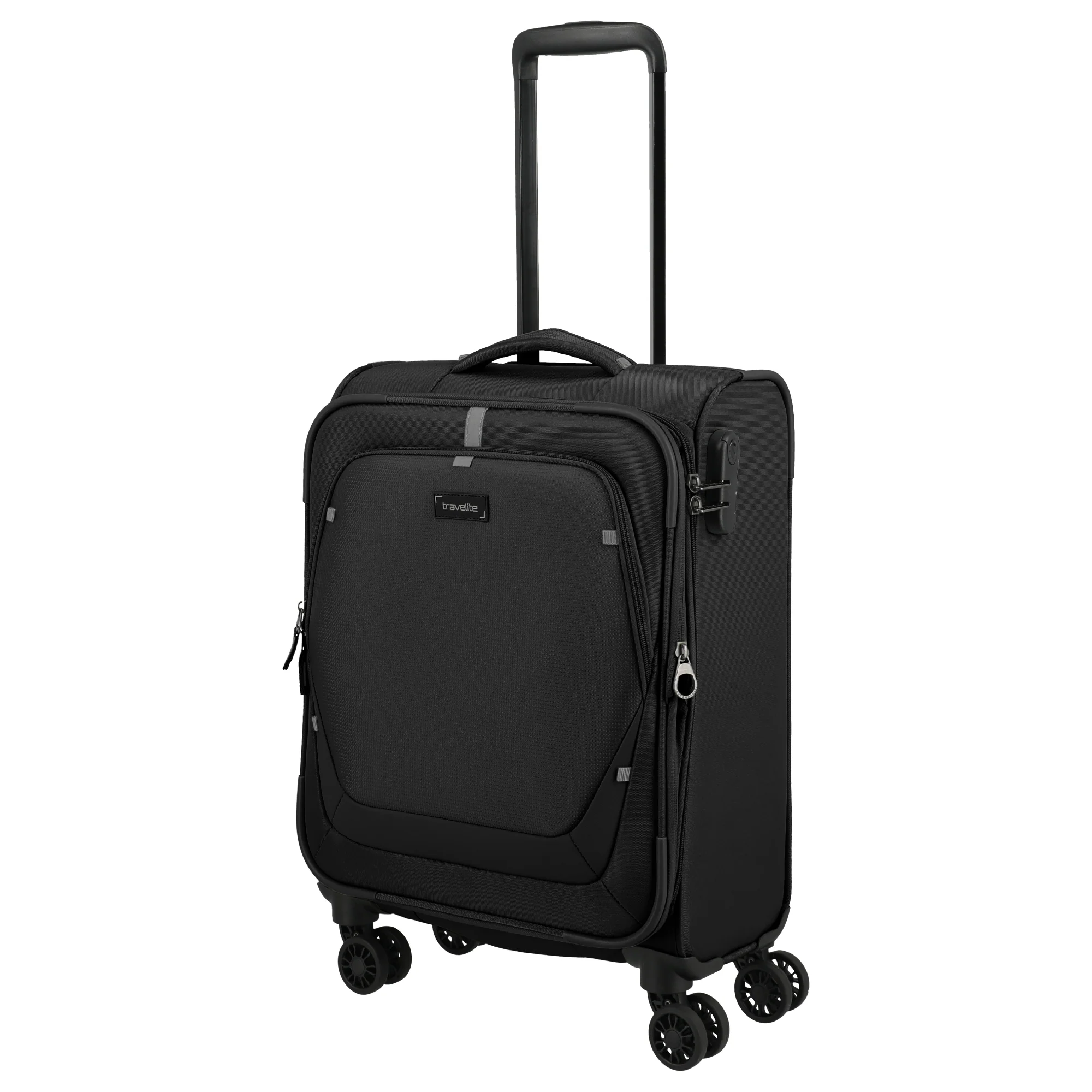 Travelite Umbria - 4-Rollen-Kabinentrolley S 55 cm erw. (black) - Image 2