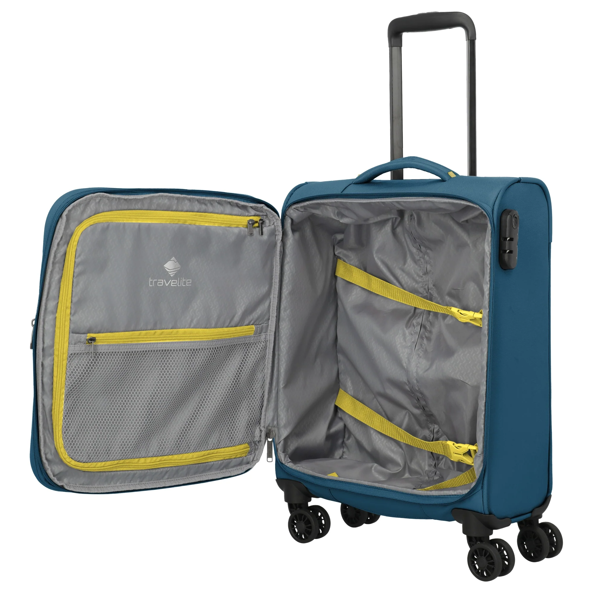 Travelite Umbria - 4-Rollen-Kabinentrolley S 55 cm erw. (petrol) - Image 7