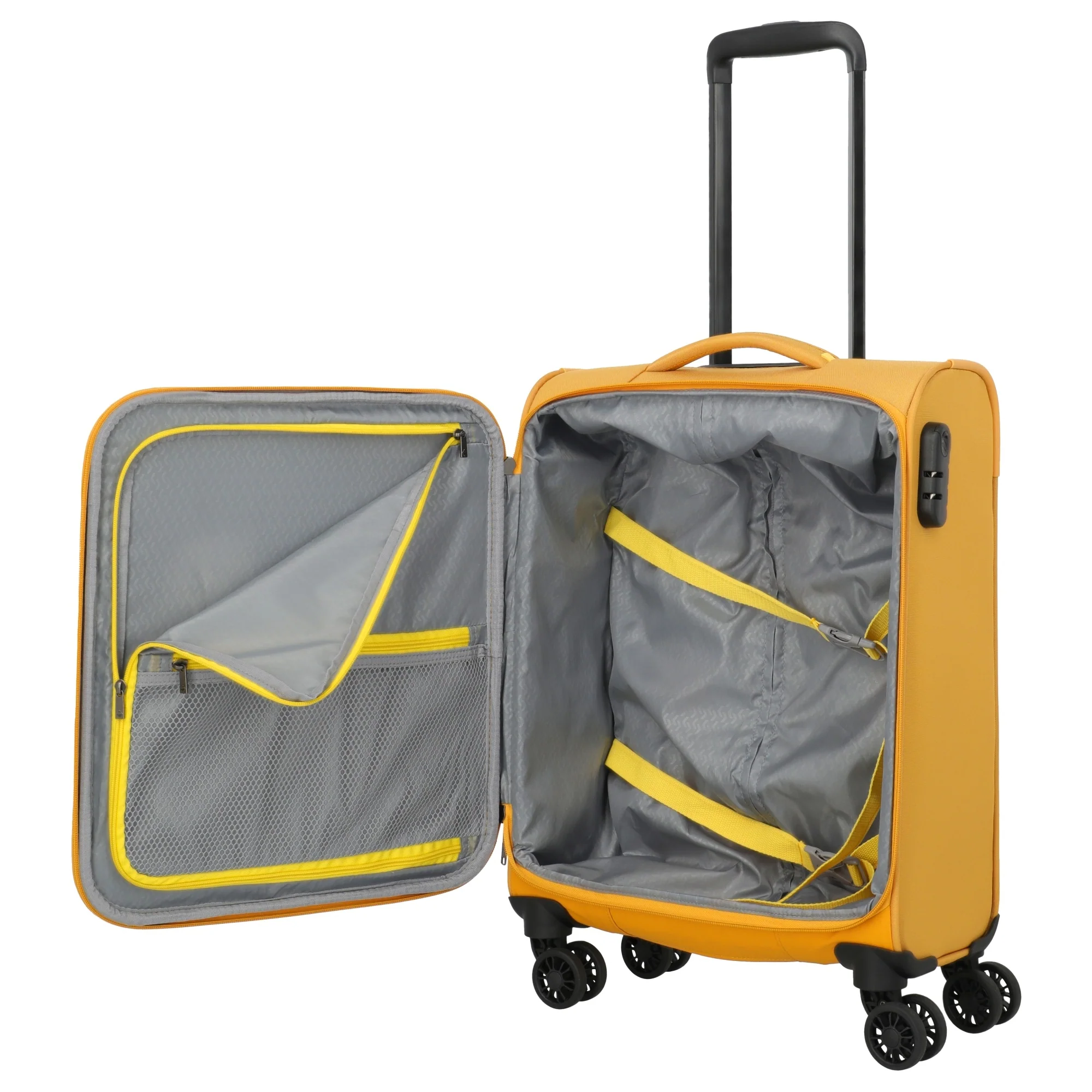 Travelite Umbria - 4-Rollen-Kabinentrolley S 55 cm (golden glow) - Image 6